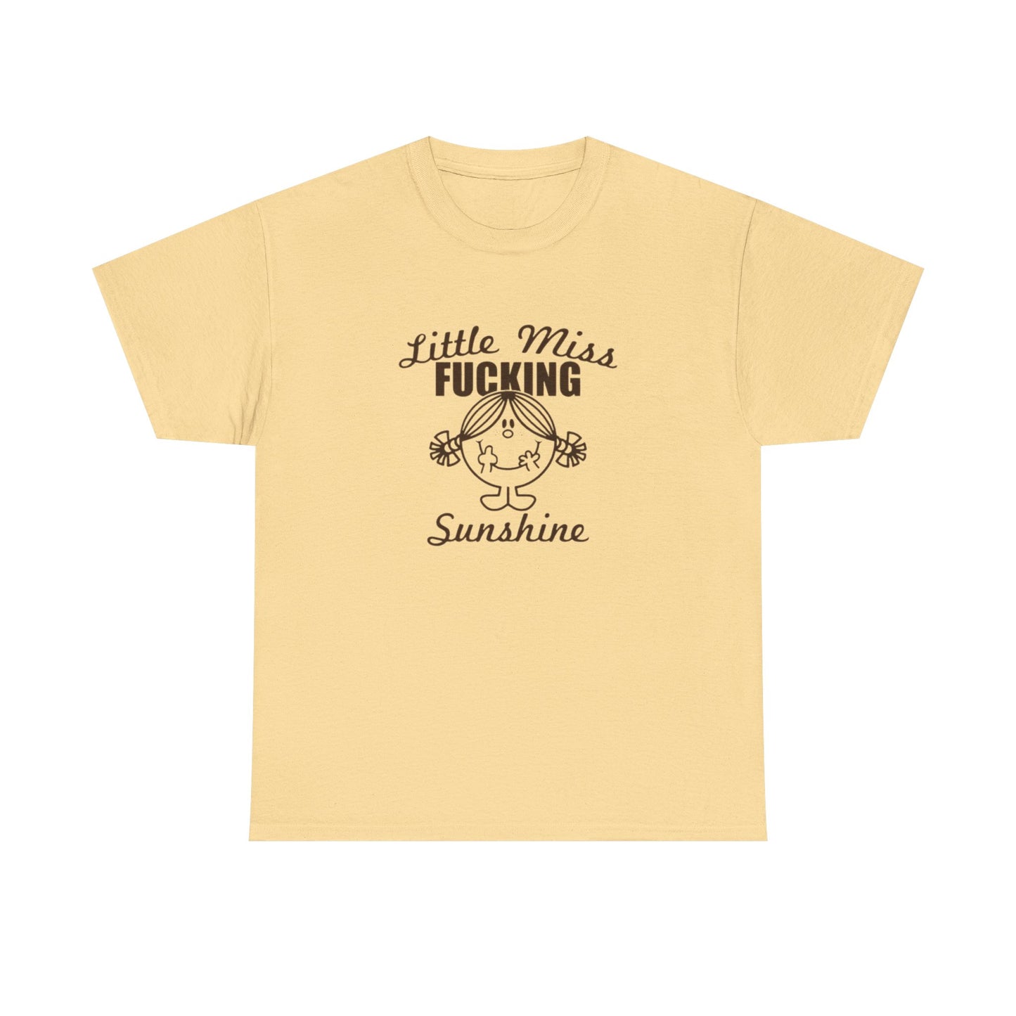 Little Miss Sunshine Funny Graphic T Shirt Unisex Heavy Cotton Tee Gift