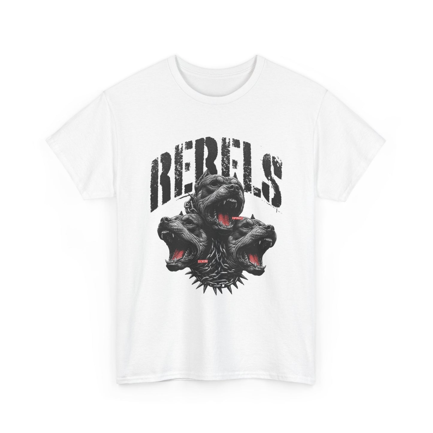 Rebels Graphic T Shirt Pitbulls Vintage Unisex Heavy Cotton Tee