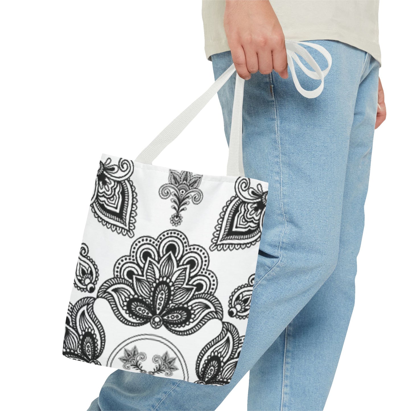 Black And White Pattern Design BRAND NEW MODERN Tote Bag (AOP)