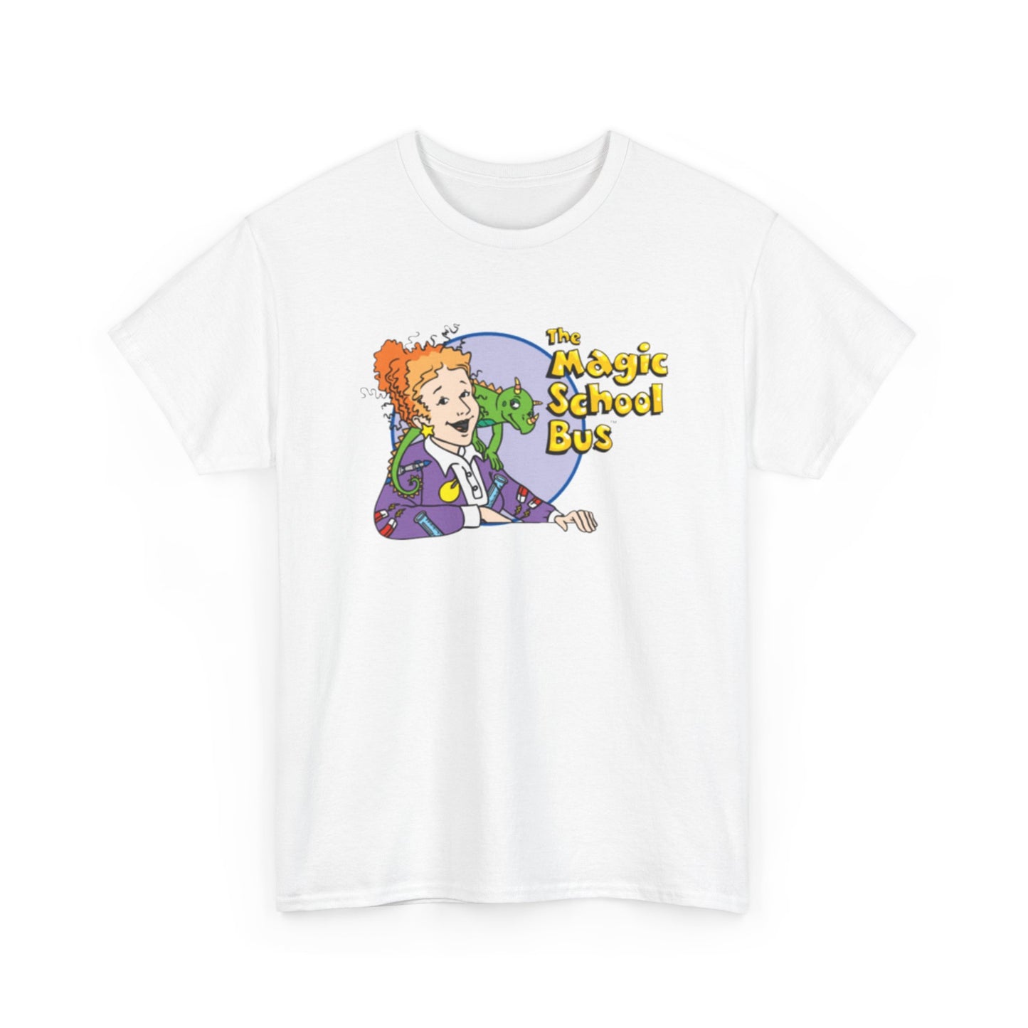 The Magic School Bus Graphic T Shirt Vintage Tv 90s Unisex Heavy Cotton Tee