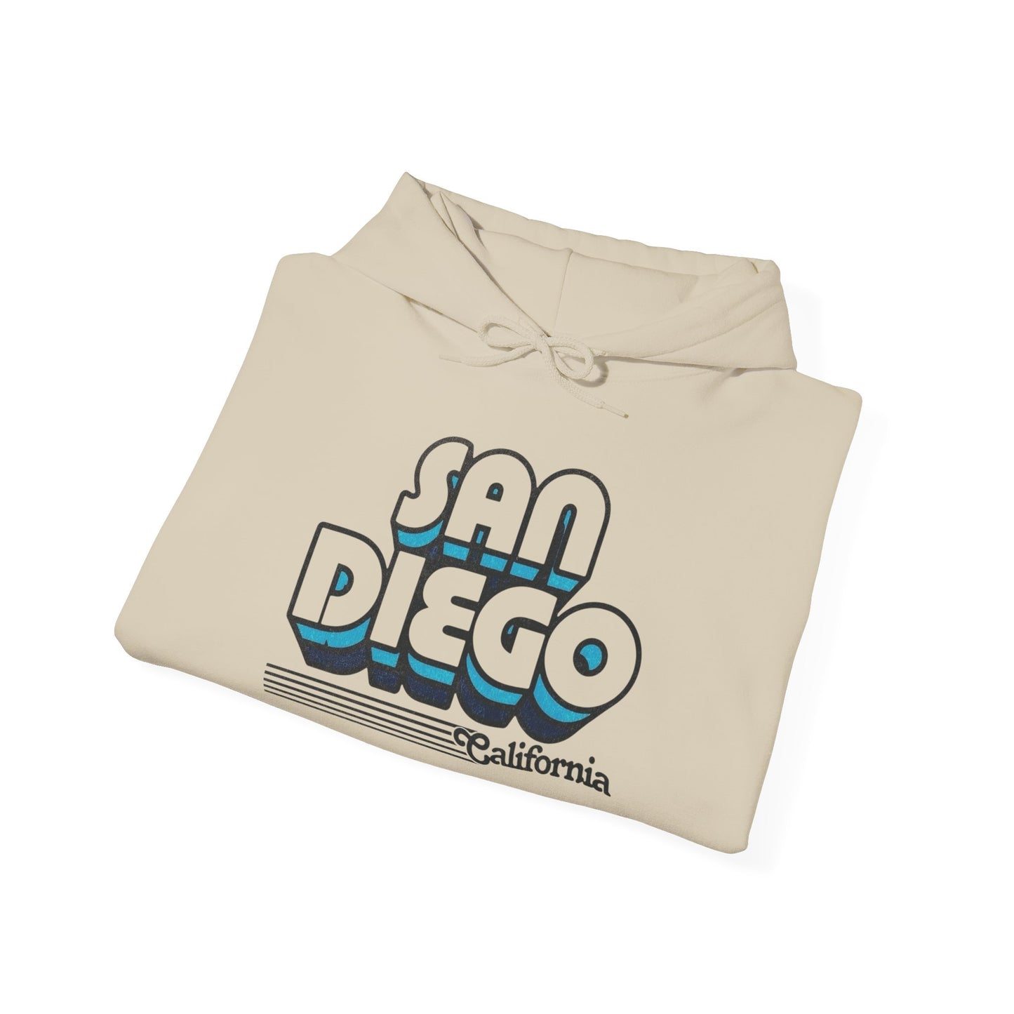 San Diego California Vintage Graphic Hoodie Heavy Blend™ NEW Sweatshirt