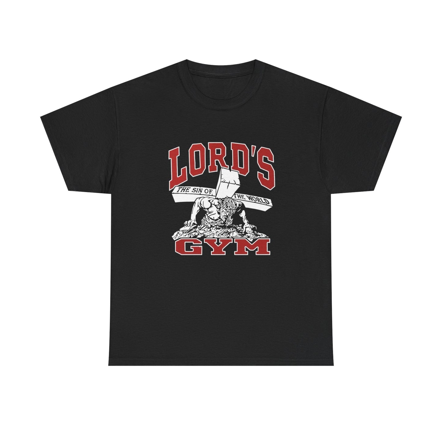 Lords Gym Graphic T Shirt NEW Unisex Heavy Cotton Tee