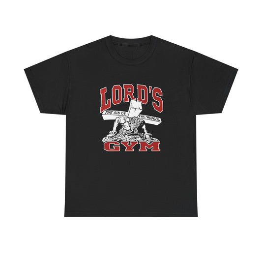 Lords Gym Graphic T Shirt NEW Unisex Heavy Cotton Tee