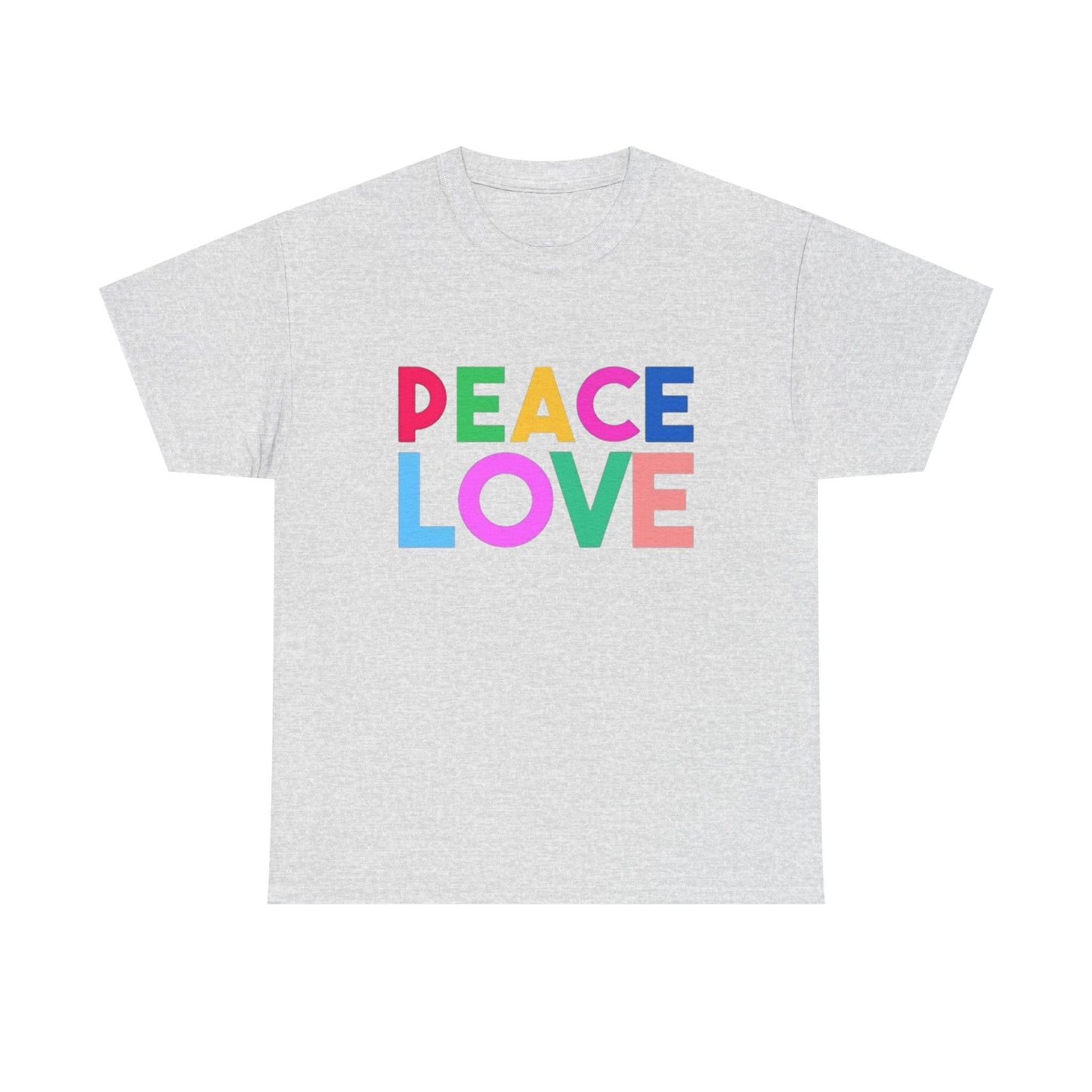 Peace Love Graphic T Shirt Adult NEW