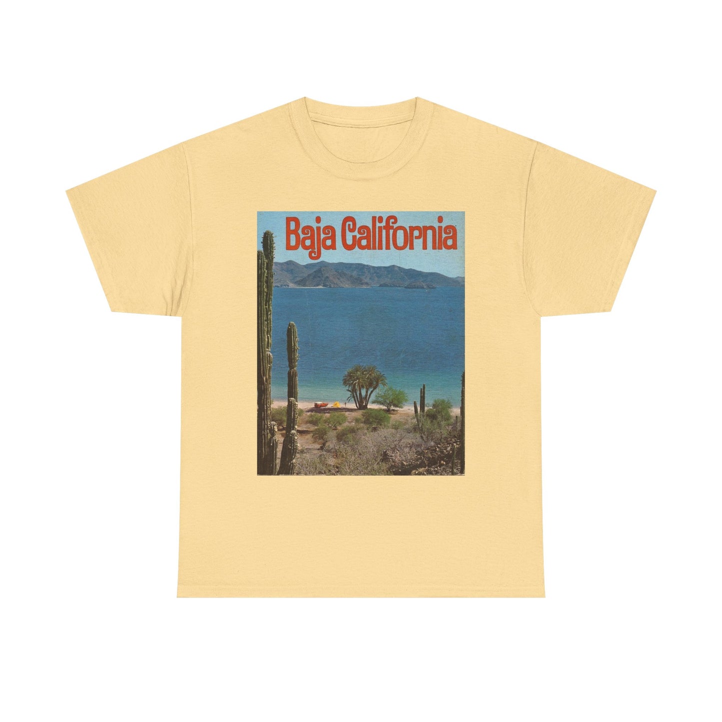 Baja California Graphic T Shirt Unisex Heavy Cotton Tee Gift