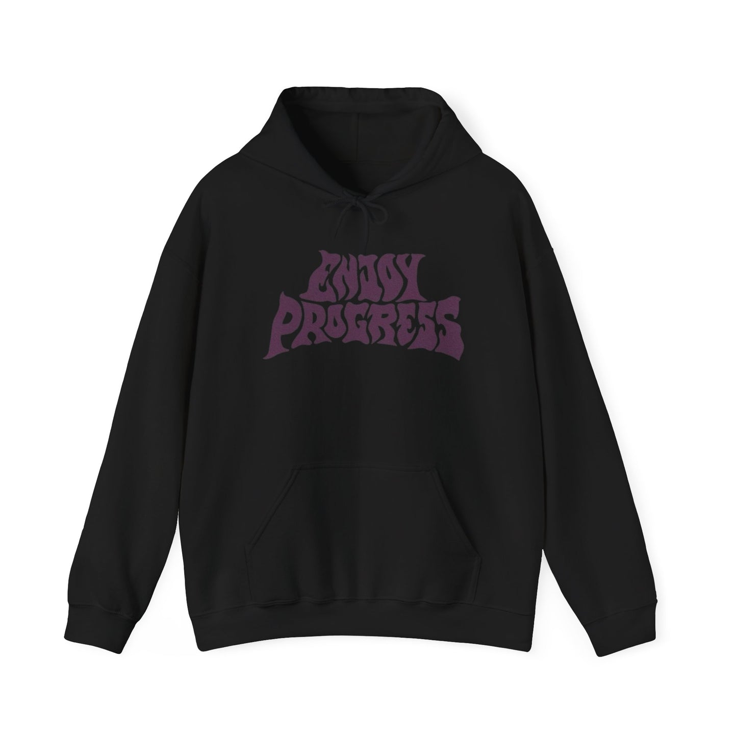 Enjoy Progress Vintage Graphic Hoodie Unisex Heavy Blend™ Hooded Sweatshirt