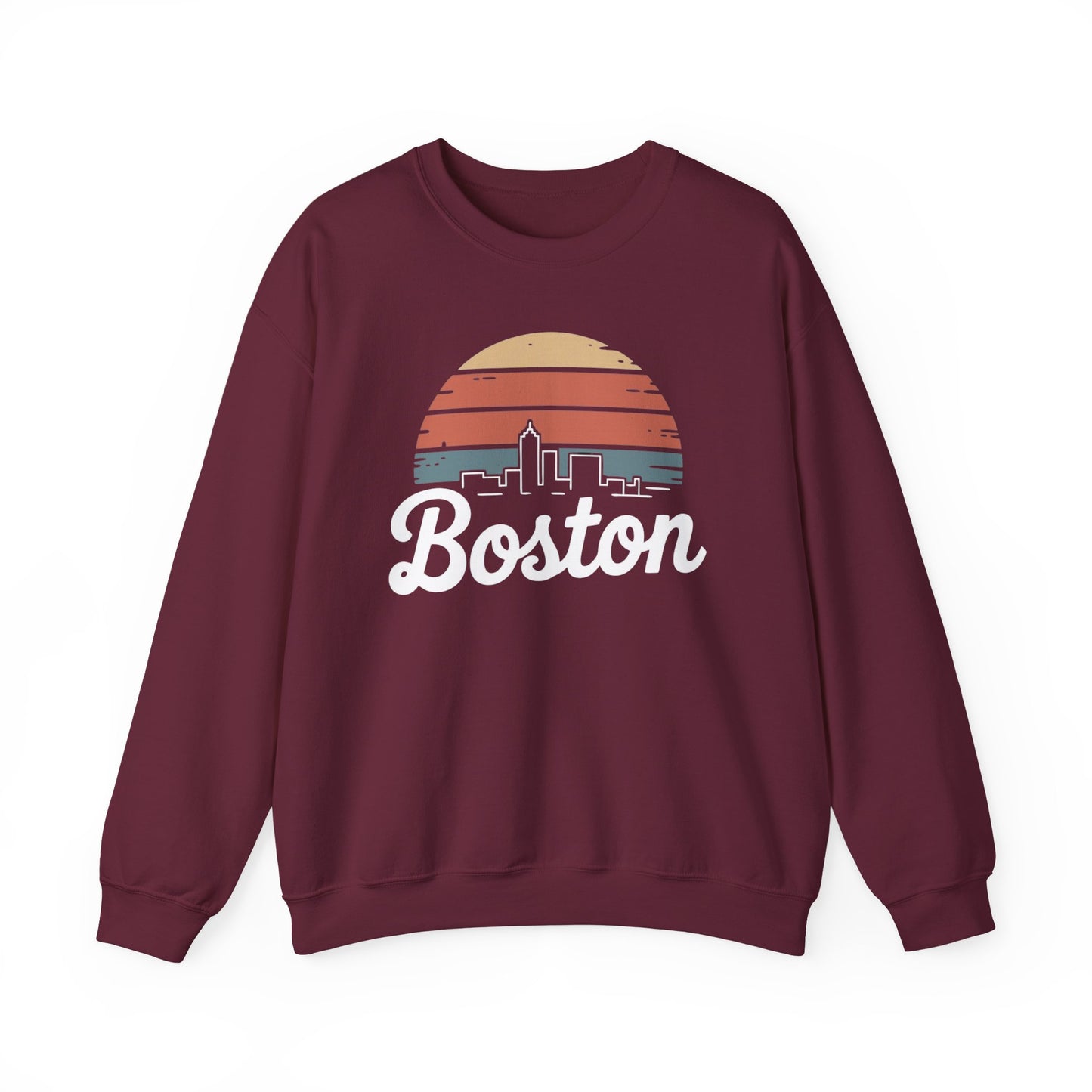 Boston Skyline Sweater NEW Unisex Heavy Blend™ Crewneck Sweatshirt