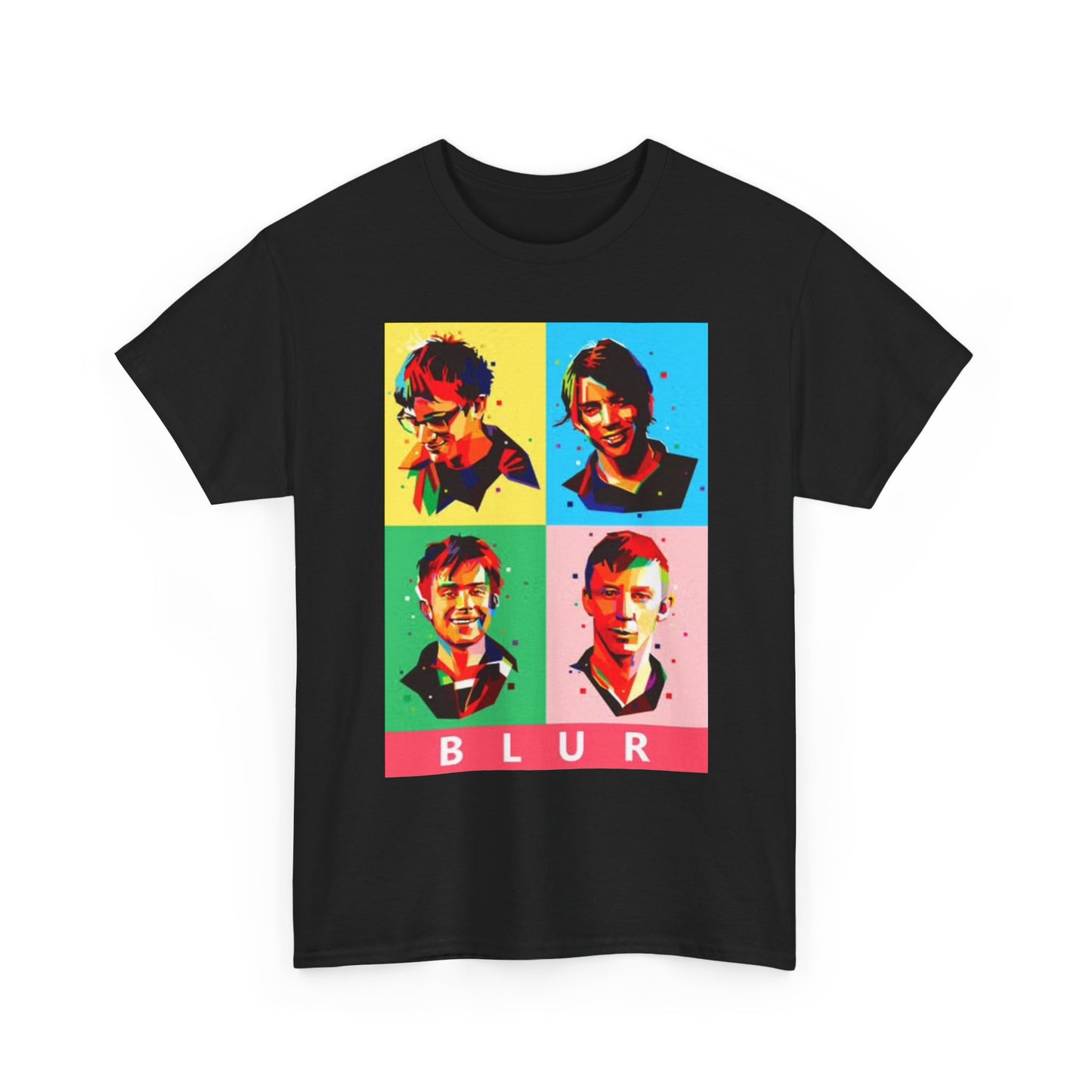Blur Cd Album Cover Graphic T Shirt Retro Vintage Art Unisex Heavy Cotton Tee