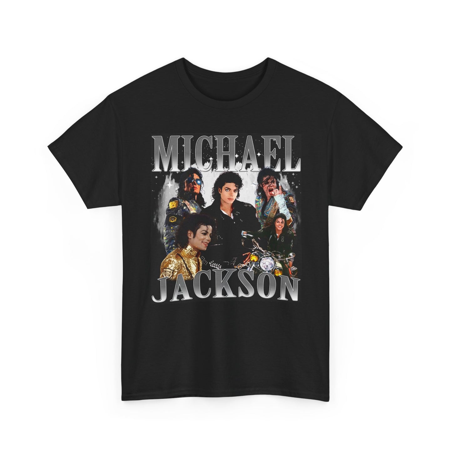 Michael Jackson Graphic T Shirt Vintage Poster Retro Unisex Heavy Cotton Tee