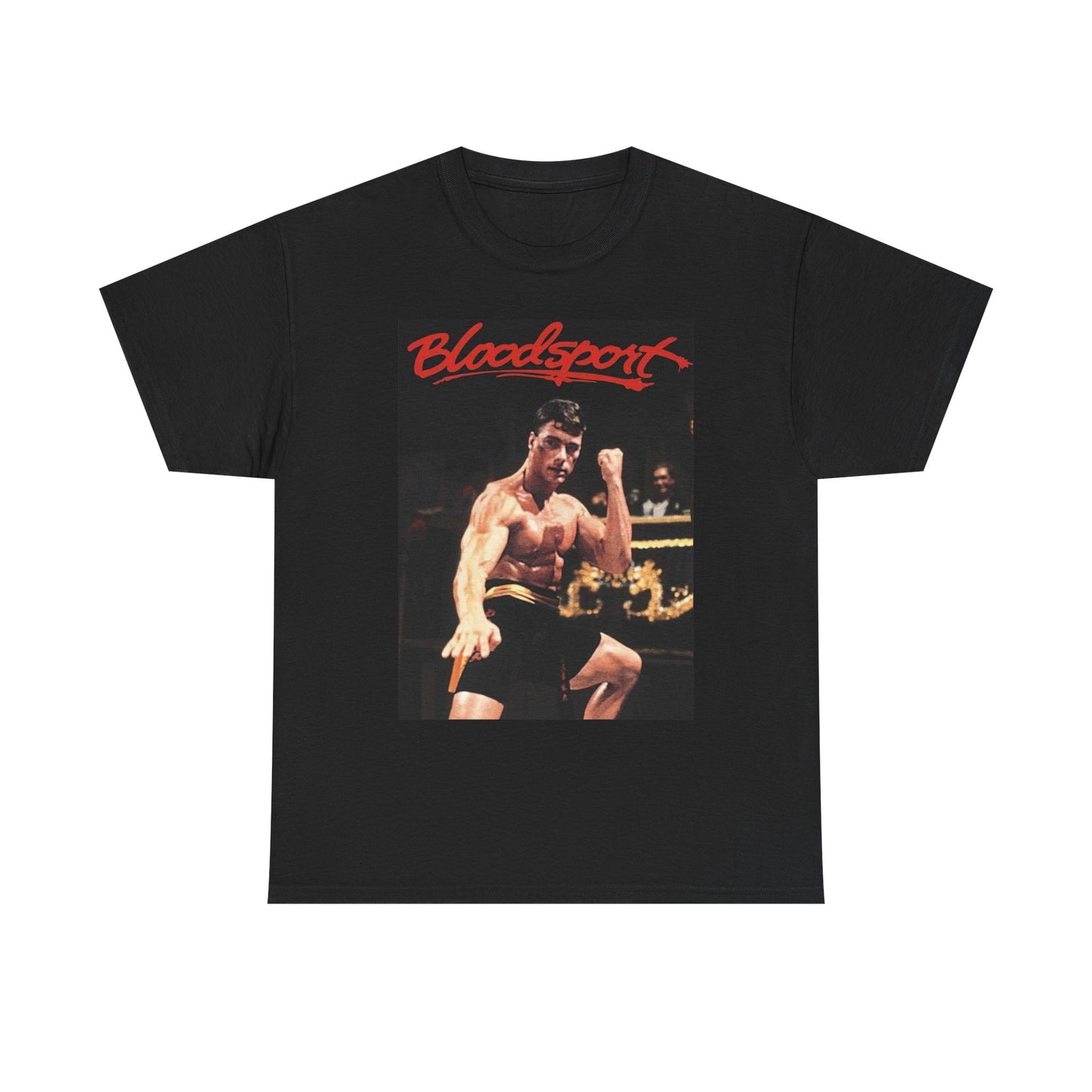 Bloodsport Graphic T Shirt Vintage Movie Poster Retro 90s Unisex Heavy Cotton1