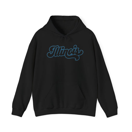 Illinois State Logo BRAND NEW Unisex Heavy Blend™ Hooded Sweatshirt