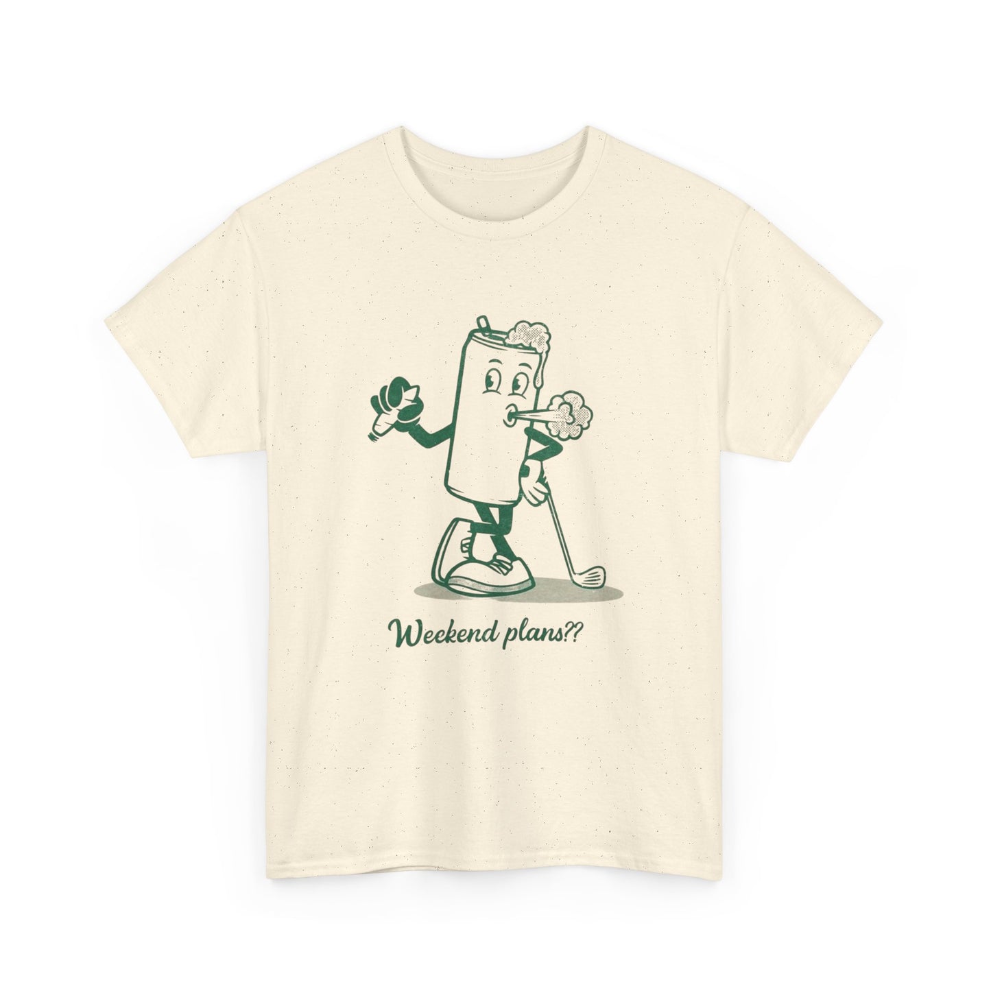 Weekend Plans Beers Weed And Golf Graphic T Shirt NEW Adult Unisex Heavy Cotton