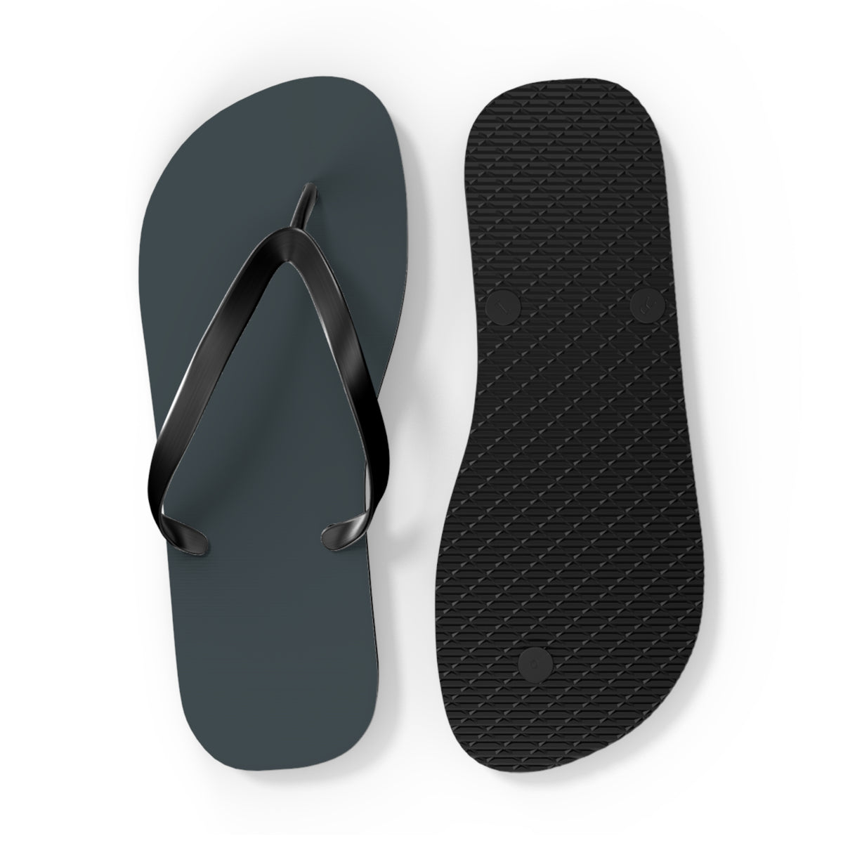 Dark Gray Summer Sandals, Beach Shoes, Vacation Flip Flops, Pool Slides
