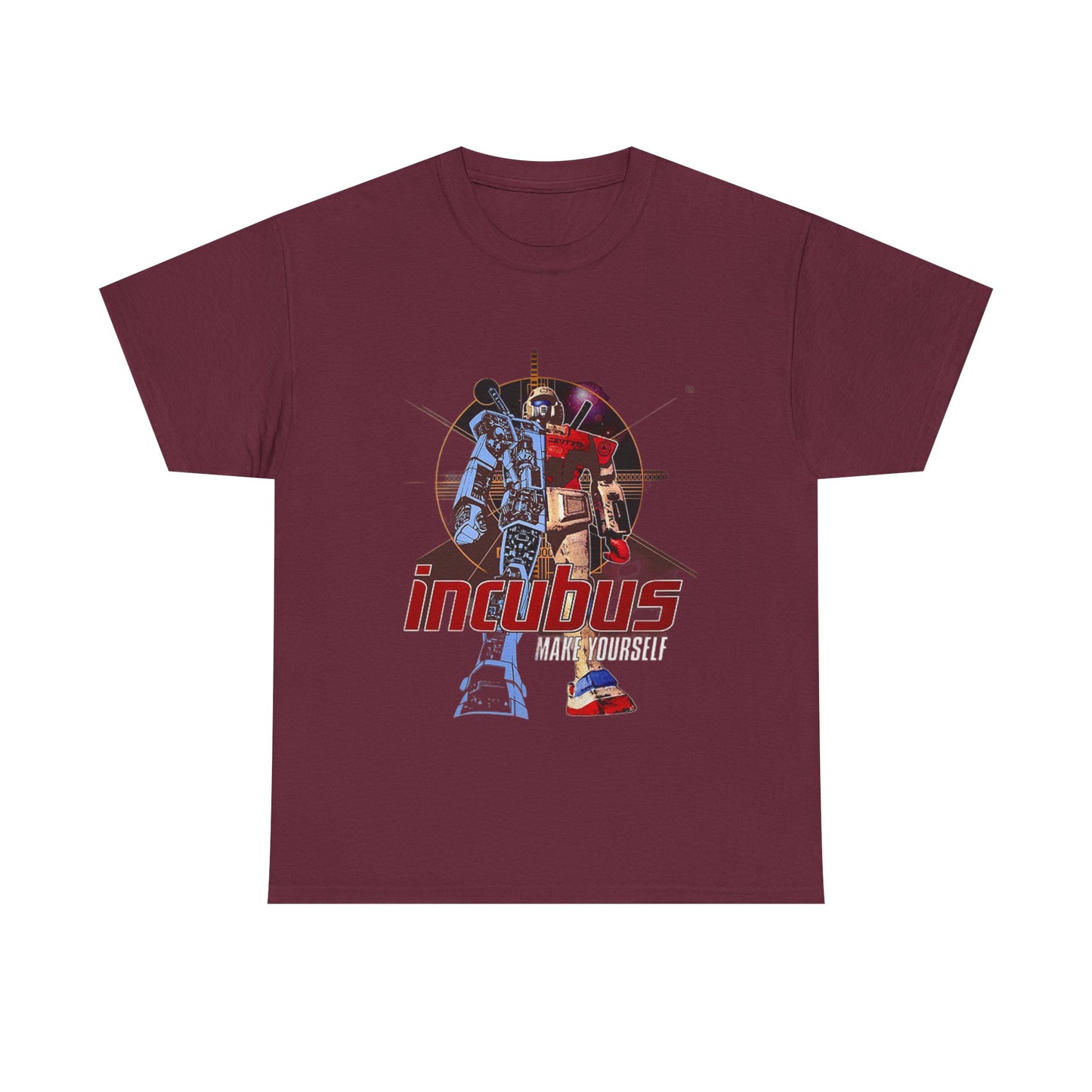 Incubus T-shirt vintage rock band retro metal Unisex Heavy Cotton Tee