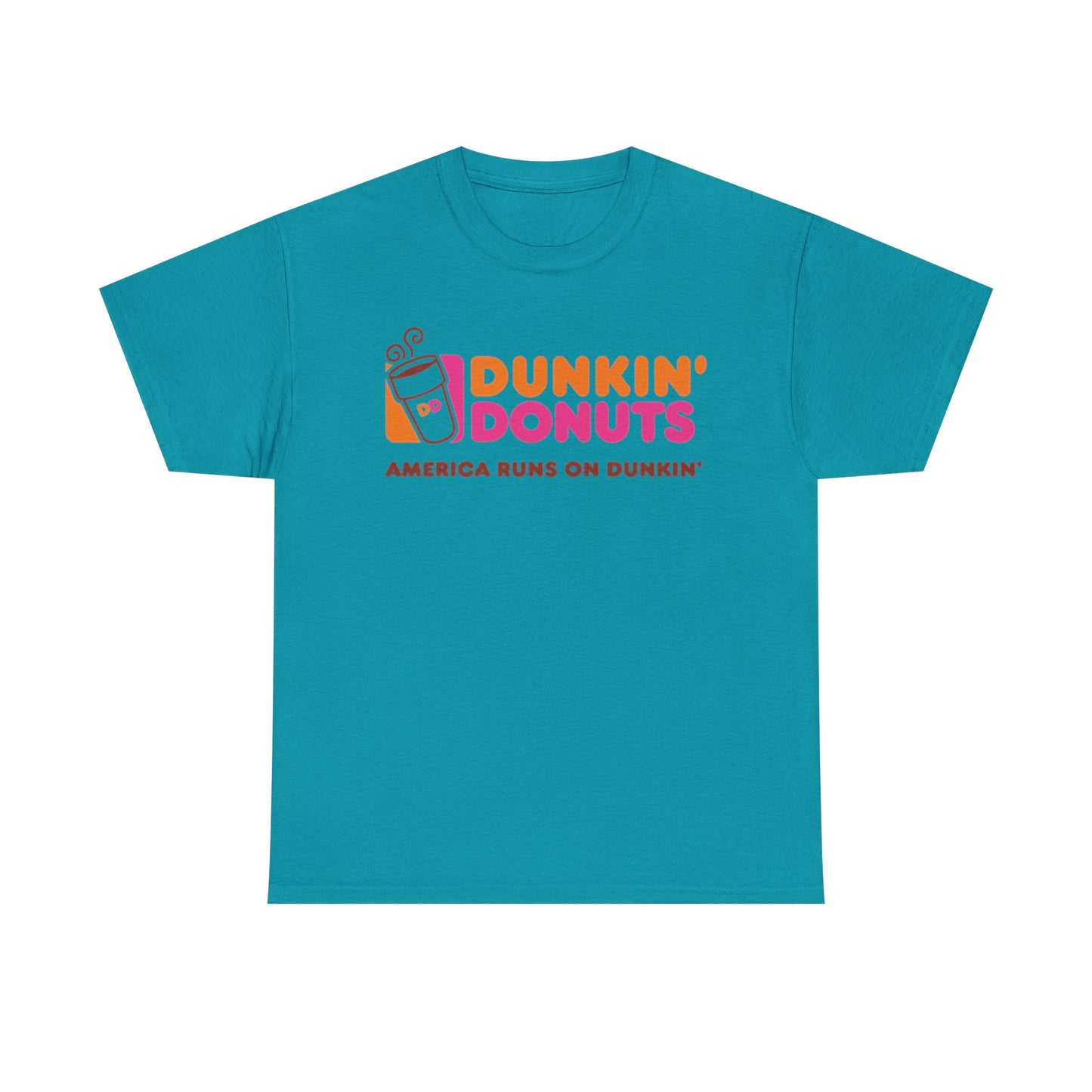 Dunkin’ Donuts T-shirt vintage Boston coffee gift retro Unisex Heavy Cotton Tee