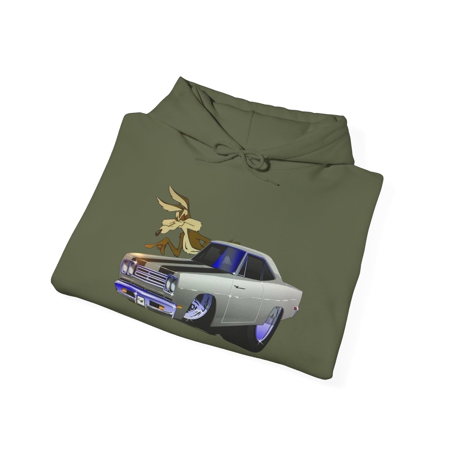 Plymouth Roadrunner Classic Graphic Hoodie NEW Unisex Heavy Hooded Sweatshirt