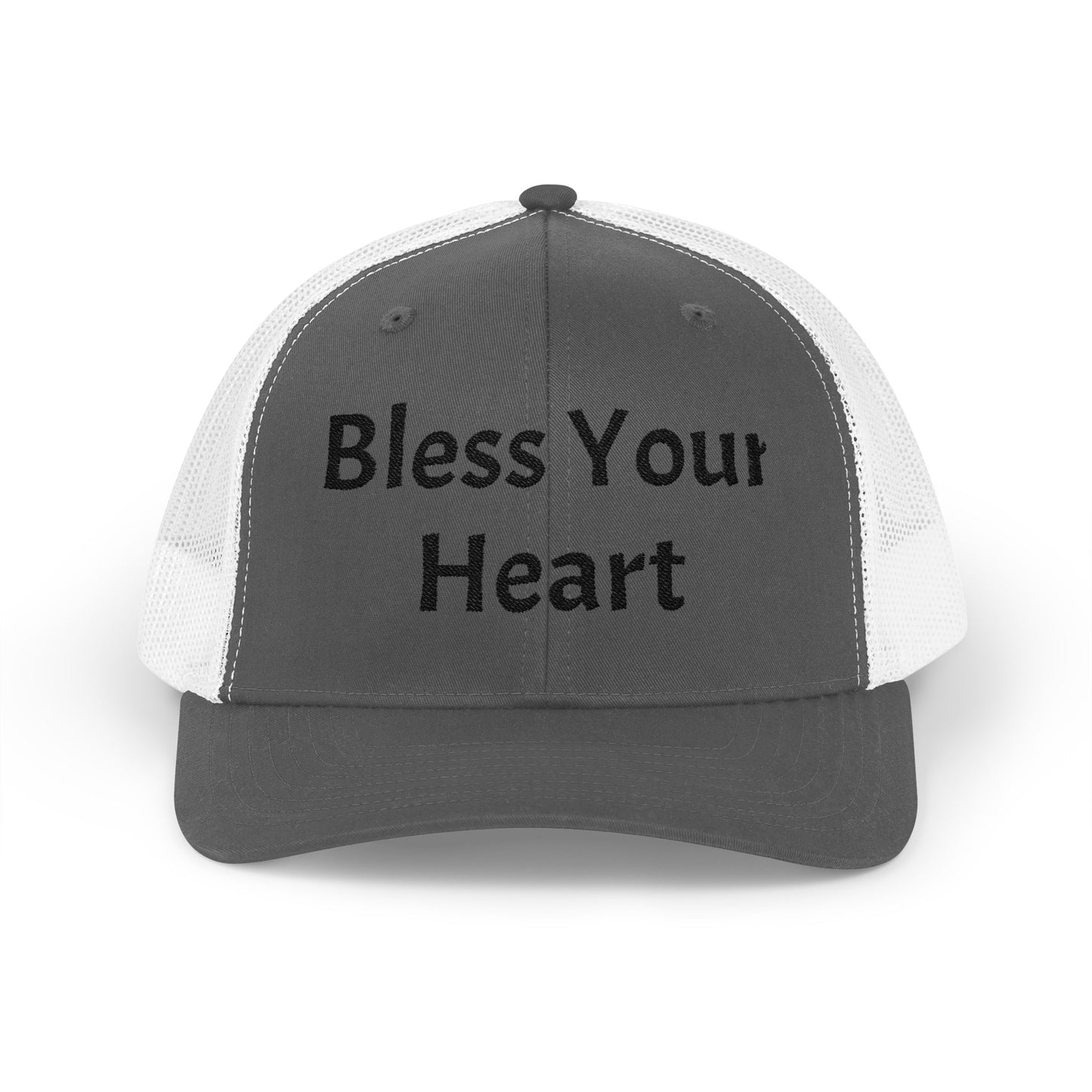 Bless Your Heart Hat Southern Charm Funny Snapback Trucker Cap