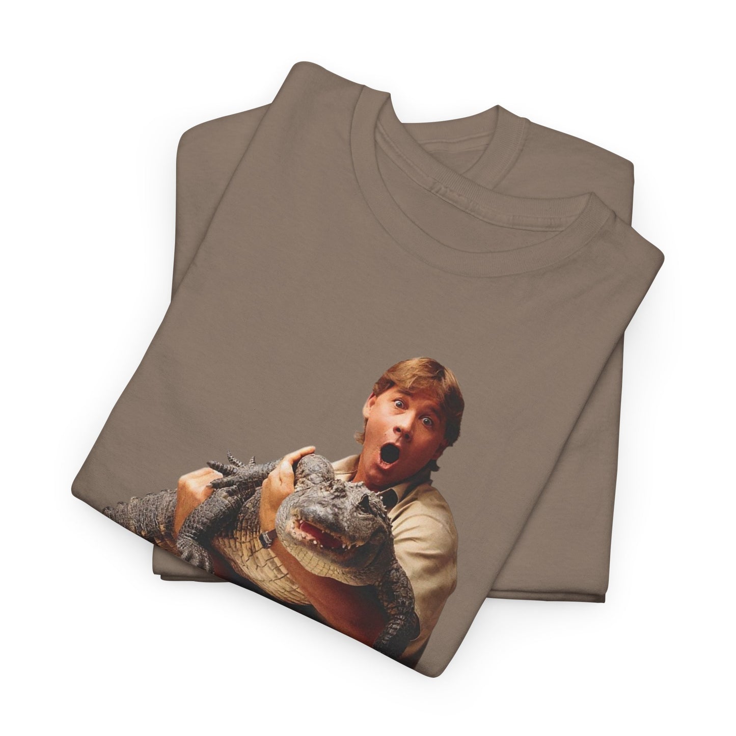 Crocodile Hunter Funny Retro 90's Graphic T Shirt Unisex Heavy Cotton Tee