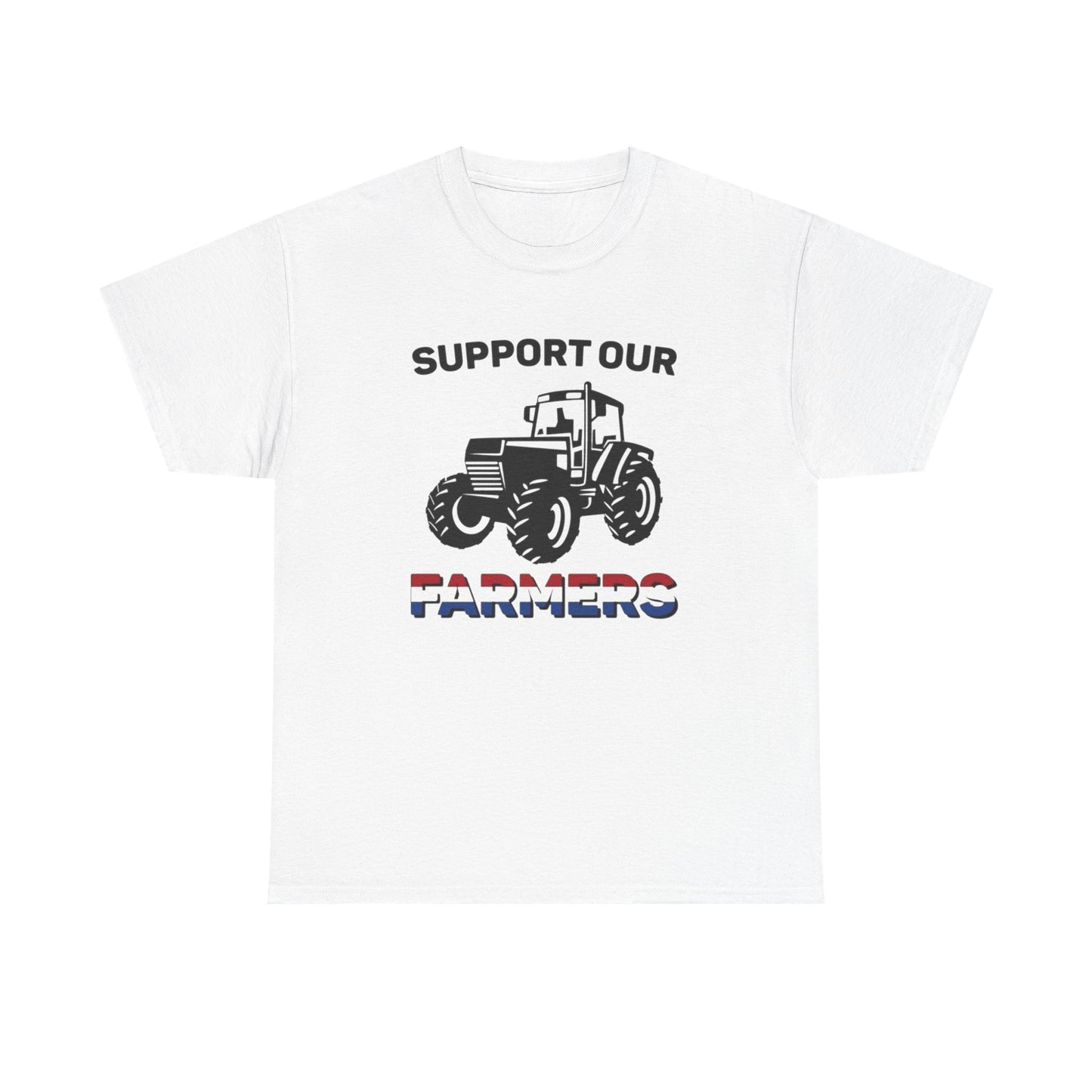 Support Our Farmers USA Graphic T Shirt Unisex Heavy Cotton Tee NEW