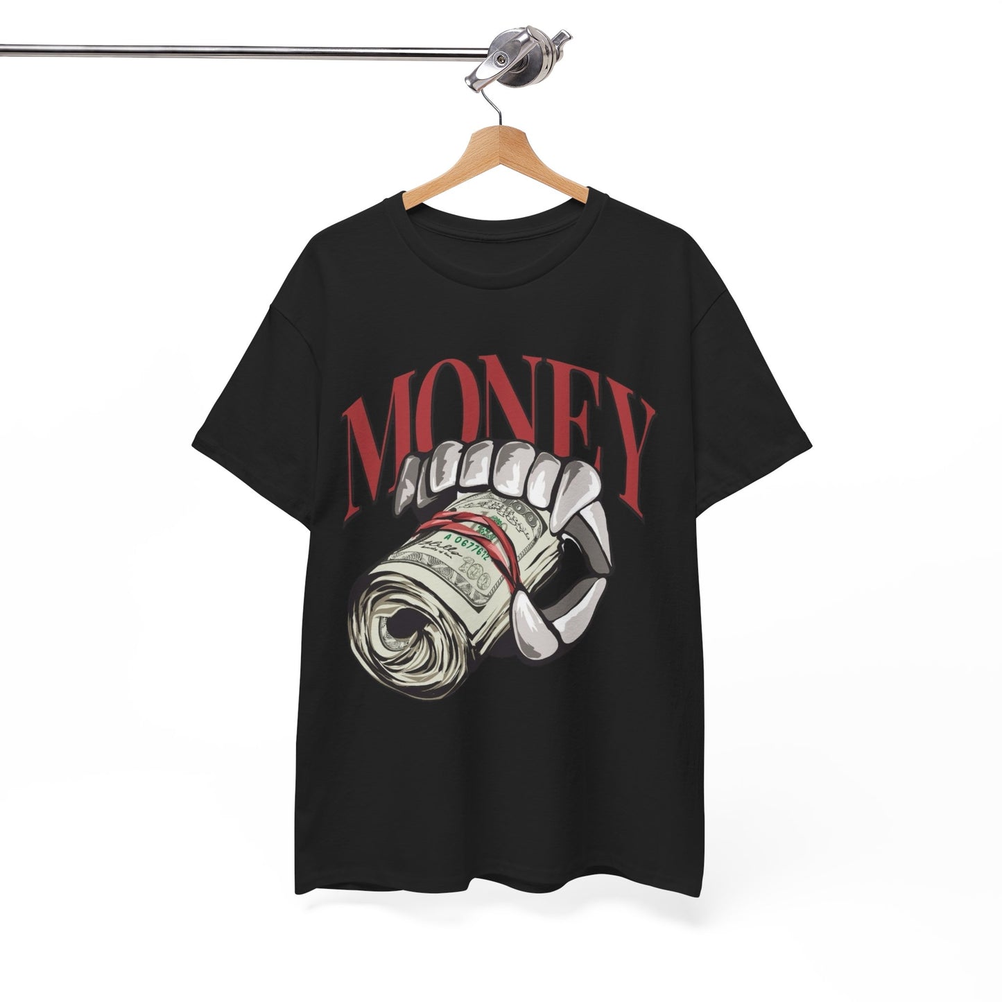 Money Grill Retro Street Wear Graphic T Shirt Unisex Heavy Cotton Tee