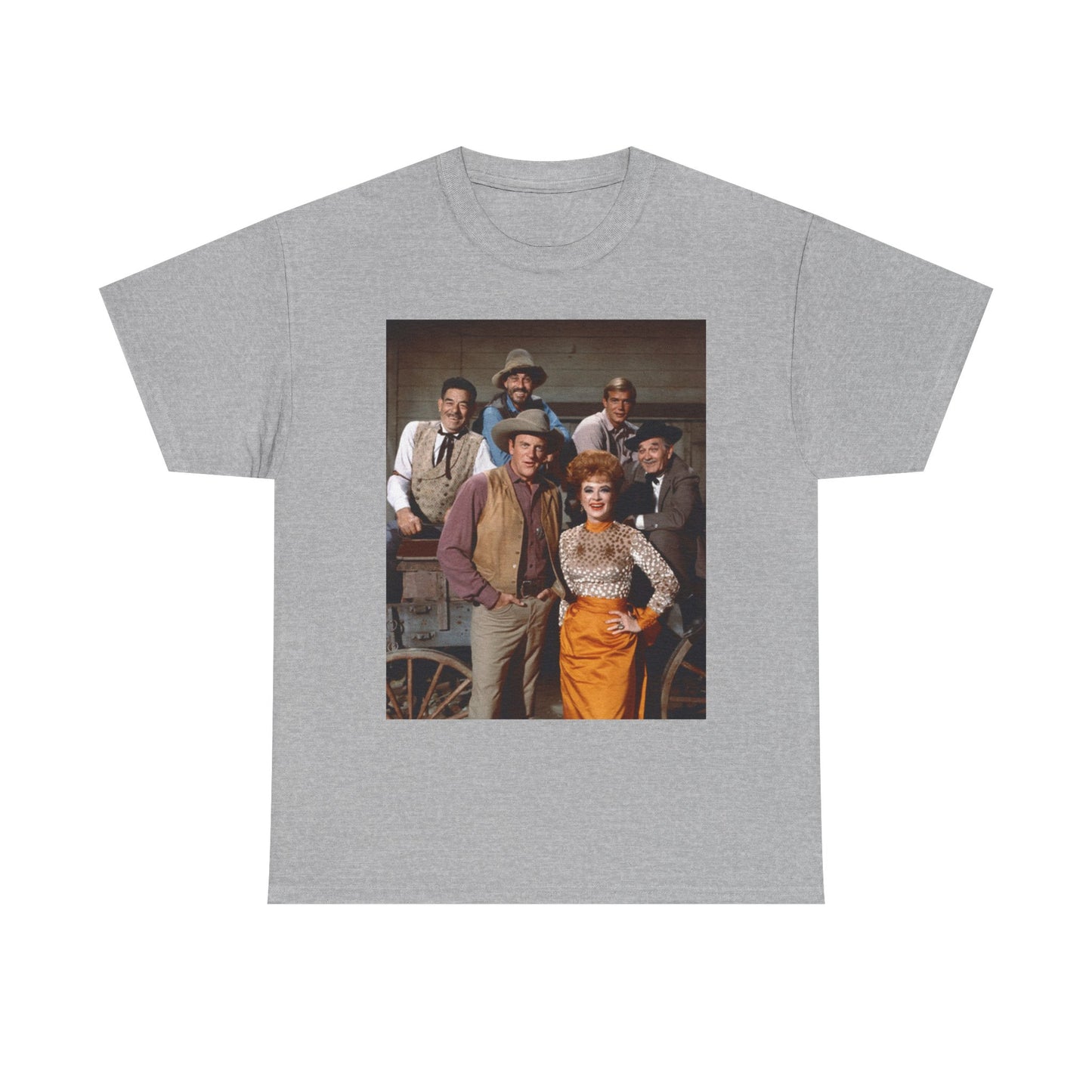Gunsmoke Graphic T Shirt Vintage Tv Series Retro Unisex Heavy Cotton Tee