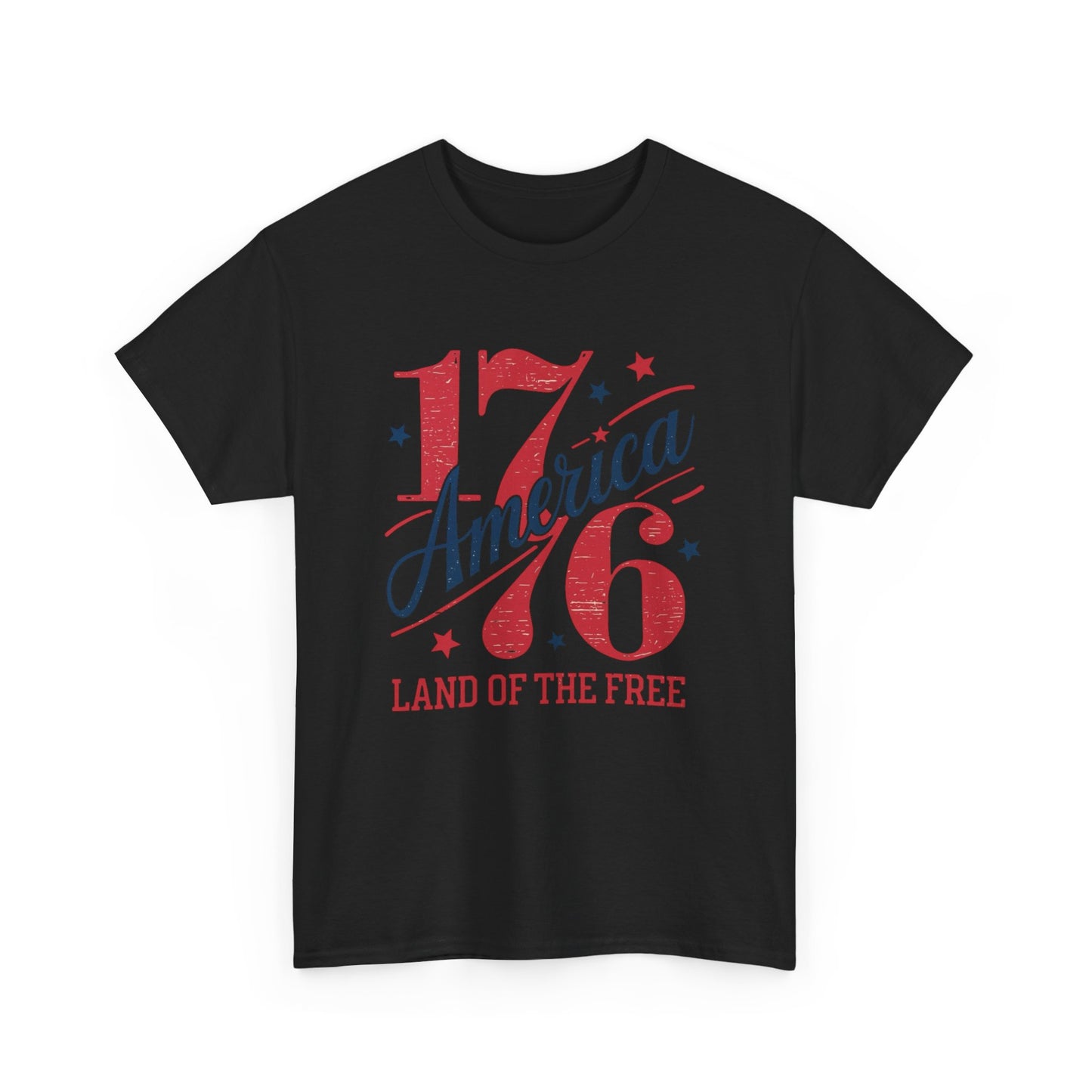 America Land Of The Free Graphic T Shirt Adult New Tee