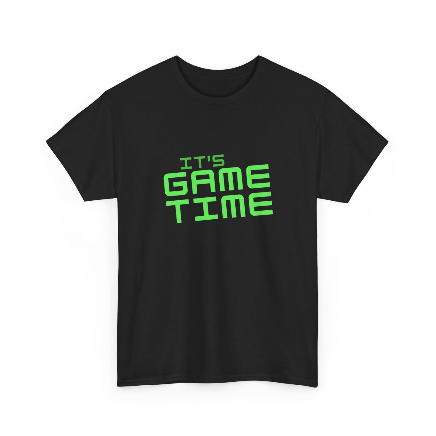 Its Game Time Retro Gaming Graphic T Shirt Unisex Heavy Cotton NEW Tee