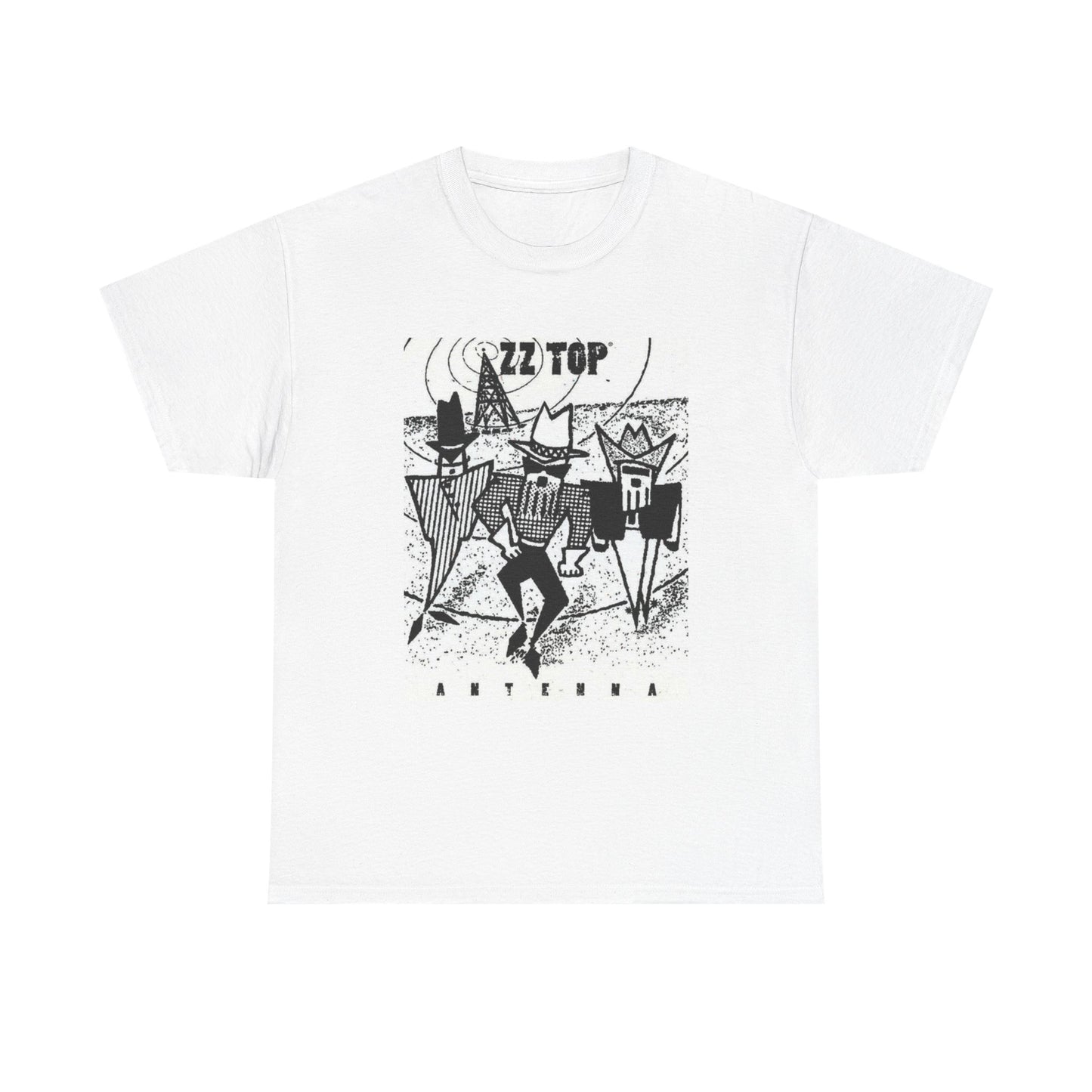 ZZ Top Tshirt Retro Country Rock Texas Music Graphic Unisex Heavy Cotton Tee