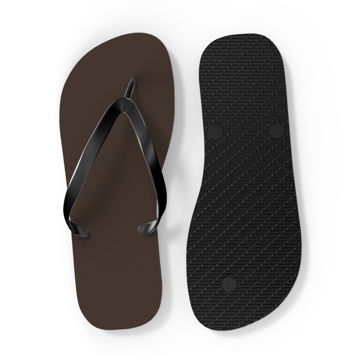 Dark Brown neutral Flip Flops, Sandals Slides, Summer Footwear, Brand New