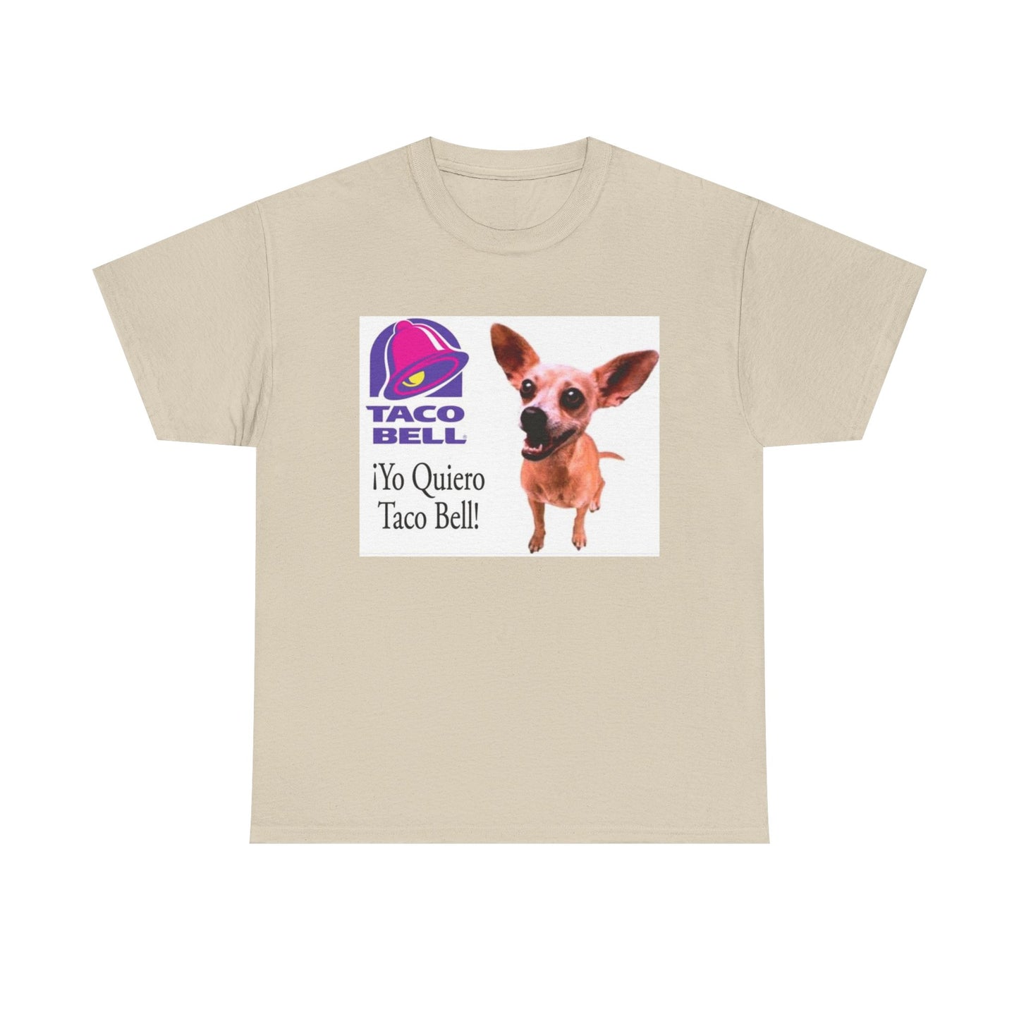 Taco Bell Shirt Funny Retro Logo Mexican Dog 90s Nostalgia Unisex Heavy Cotton