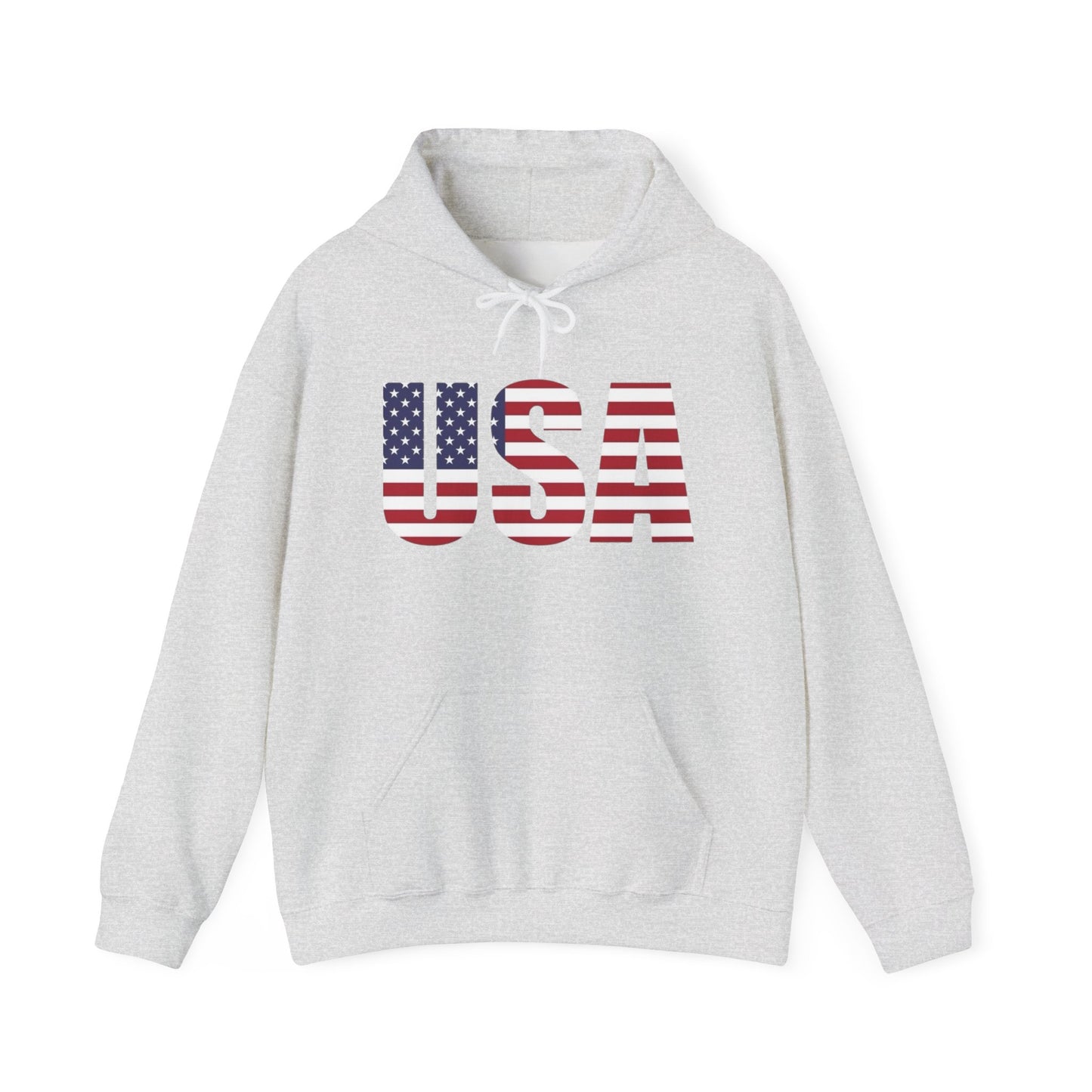 USA Flag Graphic Hoodie Unisex Heavy Blend™ Hooded Sweatshirt