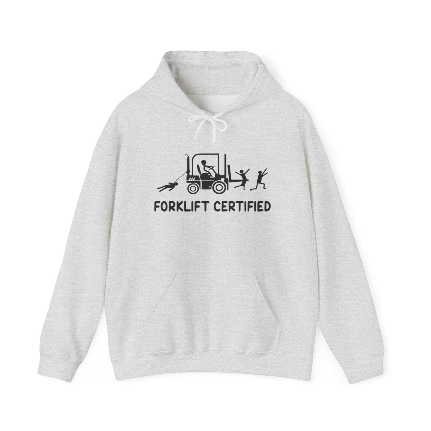 Forklift Certified Funny Graphic Hoodie Heavy Blend™ NEW Sweatshirt