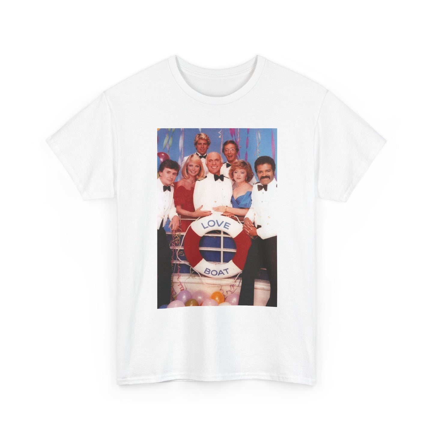 The Love Boat Graphic T Shirt Vintage Tv Show Comedy Unisex Heavy Cotton Tee