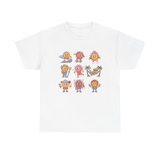 Sunshine Graphic T Shirt Heavy Cotton Tee