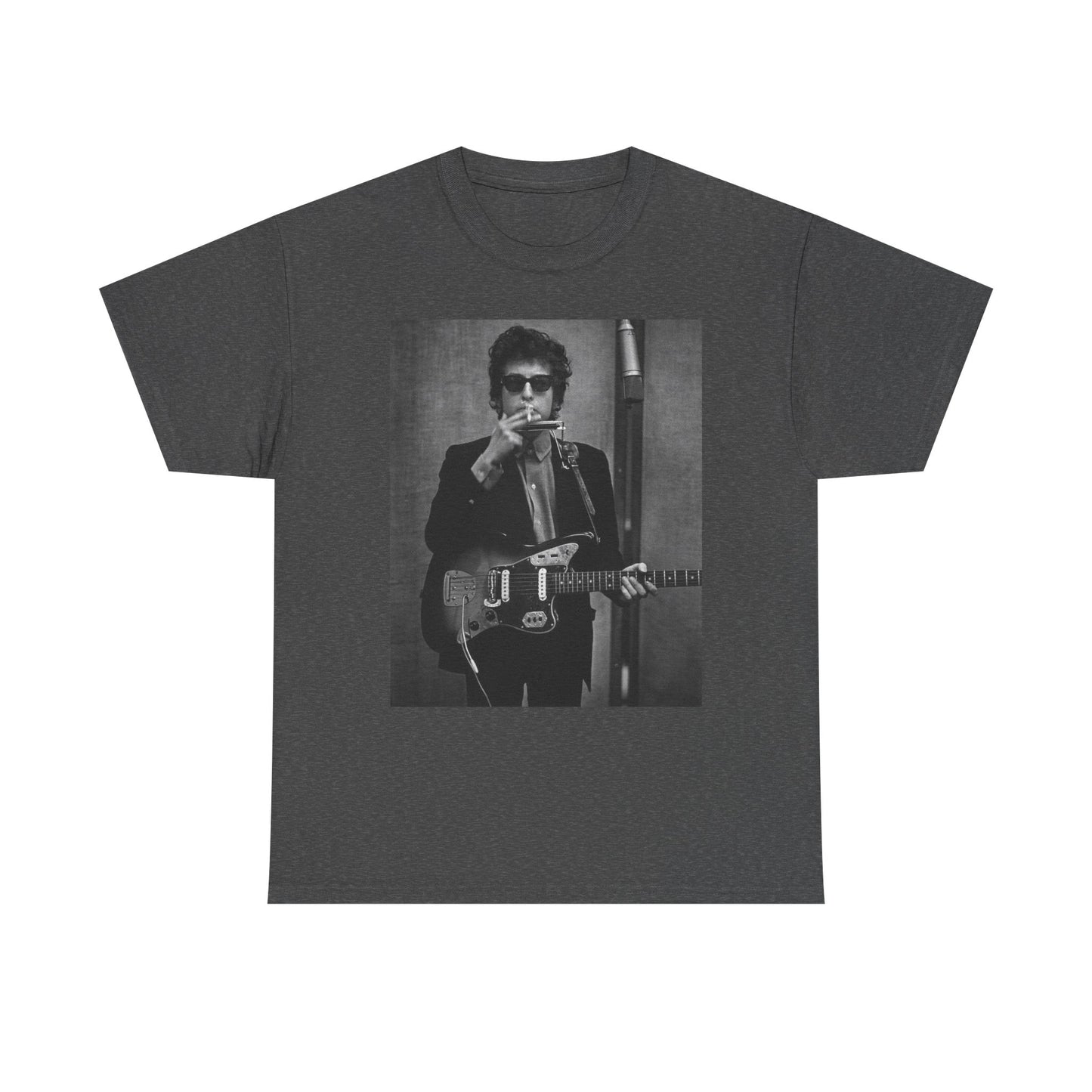 Bob Dylan T-shirt vintage classic rock retro art Unisex Heavy Cotton Tee