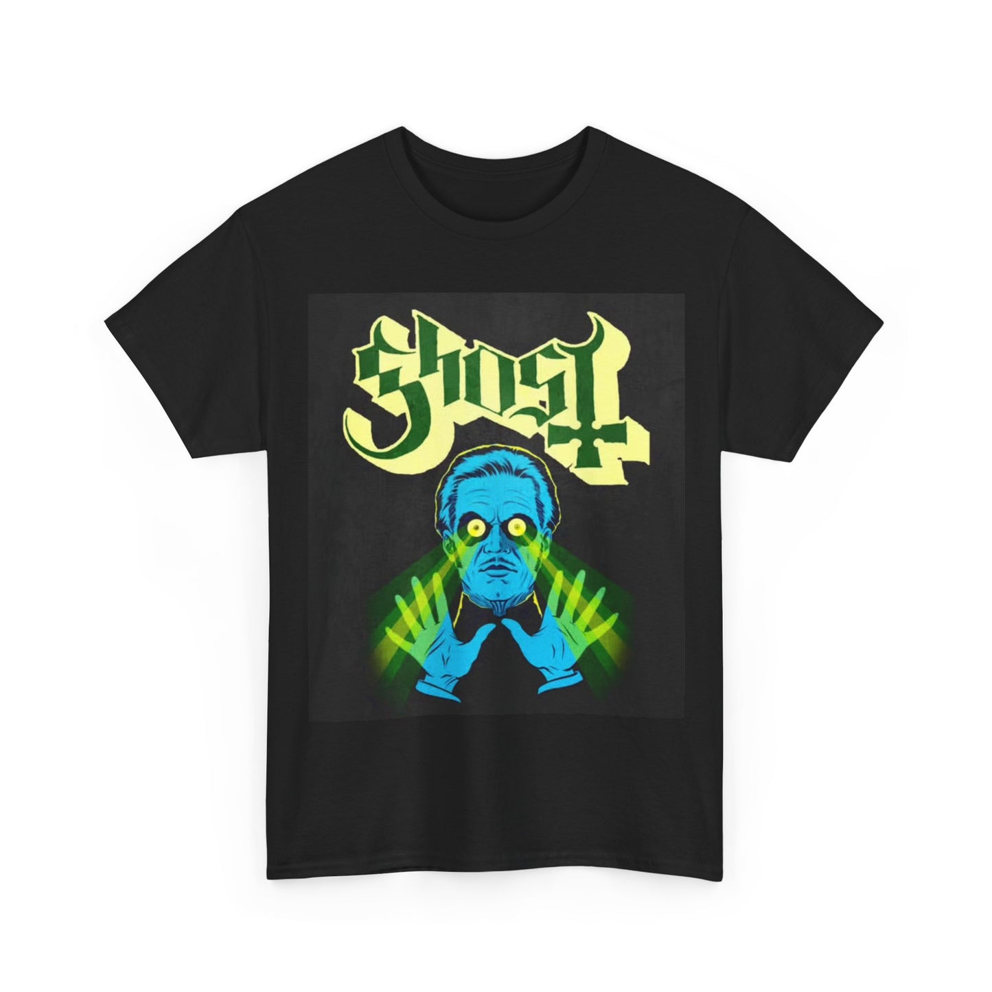 Ghost T-shirt metal band graphic tee retro art Unisex Heavy Cotton Tee