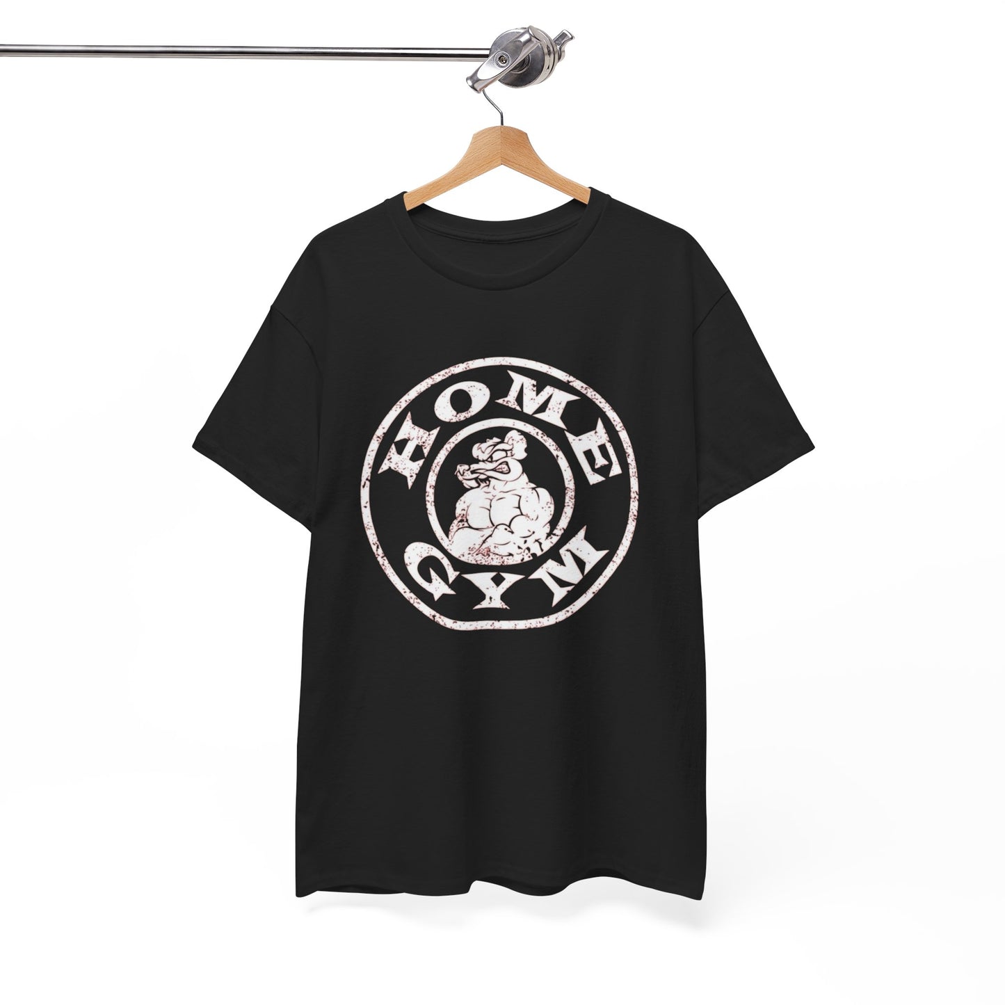 Home Gym Graphic T Shirt NEW Unisex Heavy Cotton Tee