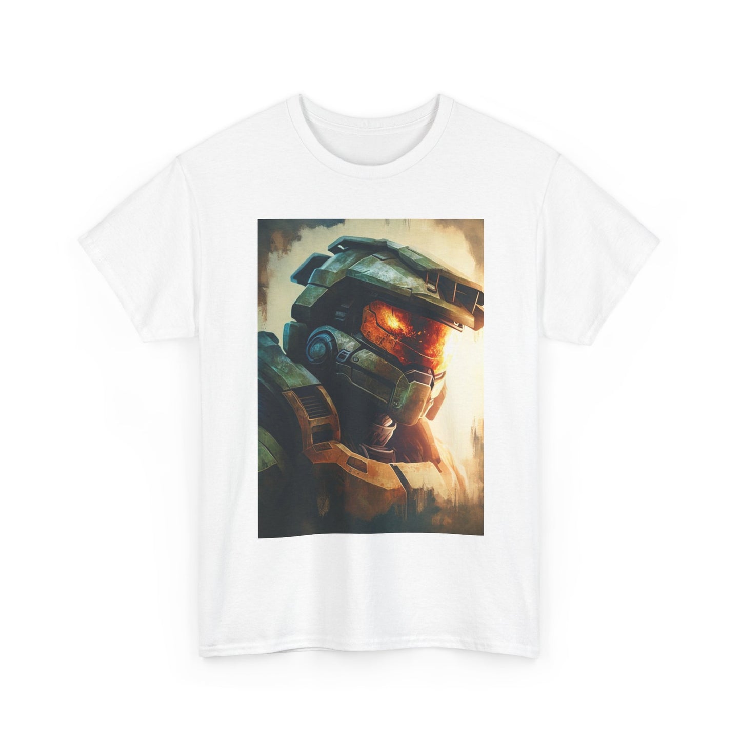Halo Gaming Tshirt Vintage Xbox Call of Duty Master Chief Graphic Unisex Heavy 1