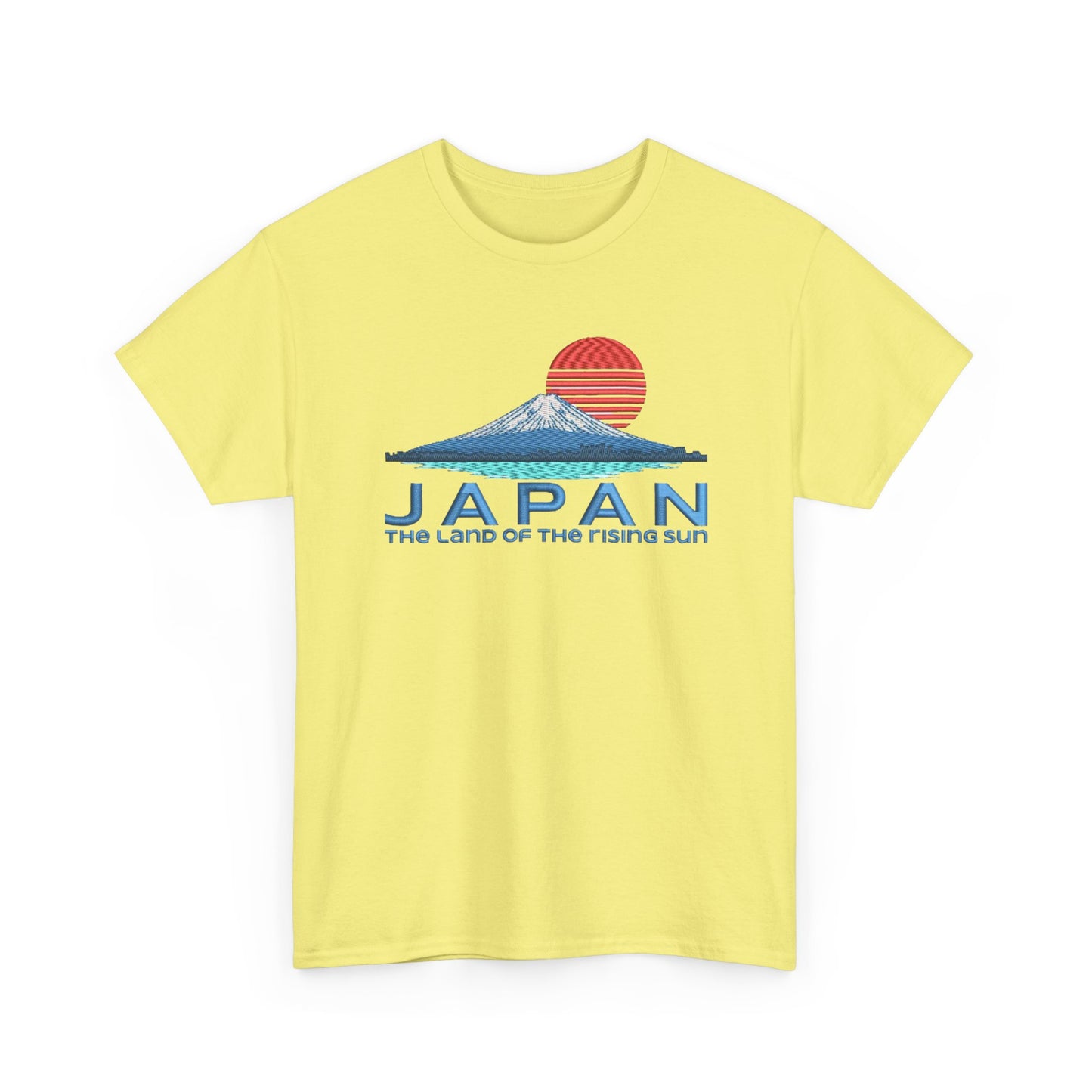Japan Land Of The Rising Sun Graphic T Shirt NEW Unisex Heavy Cotton Tee