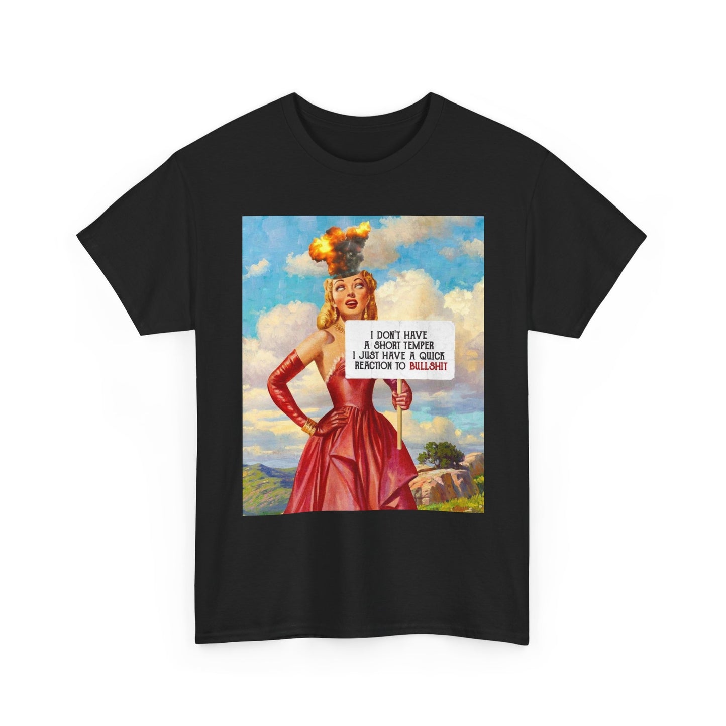 I Don't Have A Short Temper Funny T Shirt Unisex Heavy Cotton Tee