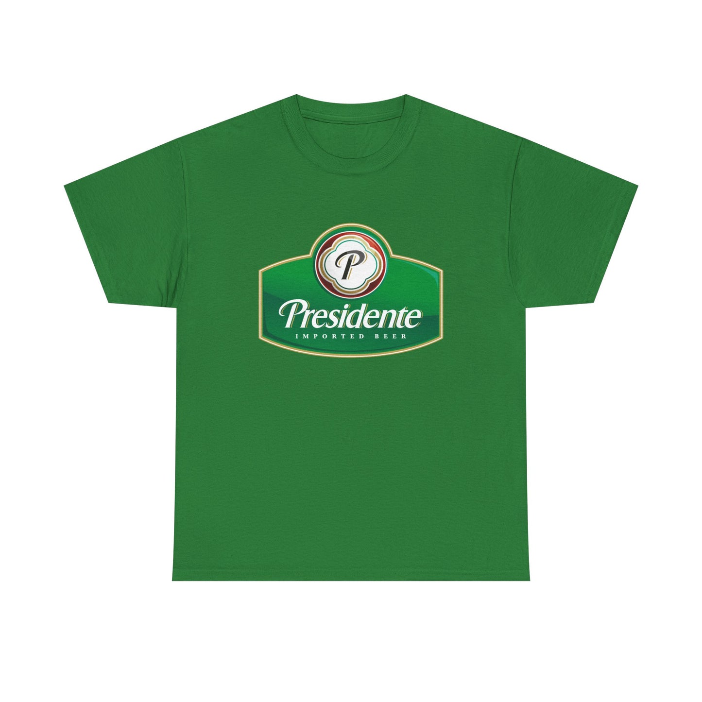 Presidente Beer Logo Shirt Retro Poster Unisex Heavy Cotton Tee