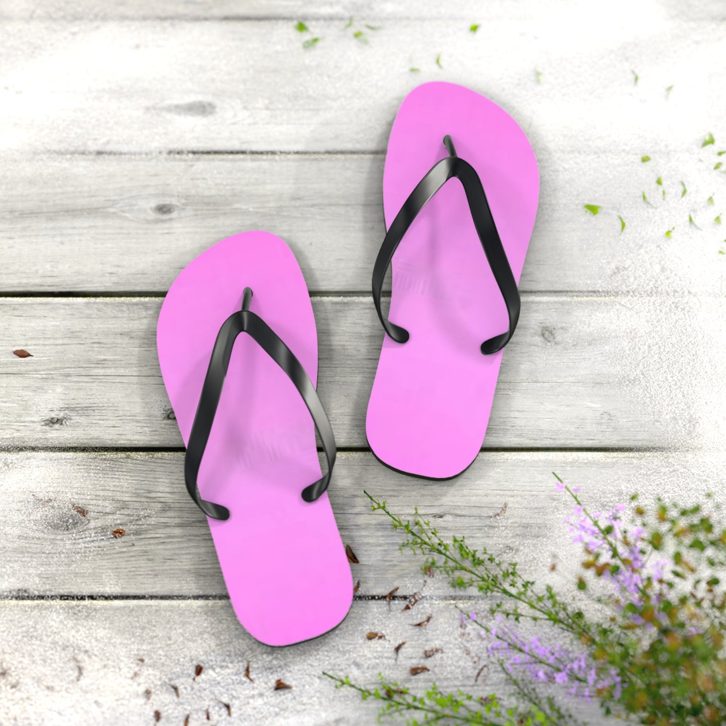 Neon Pink Flip Flops, Sandals Slides, Summer Footwear, Brand New