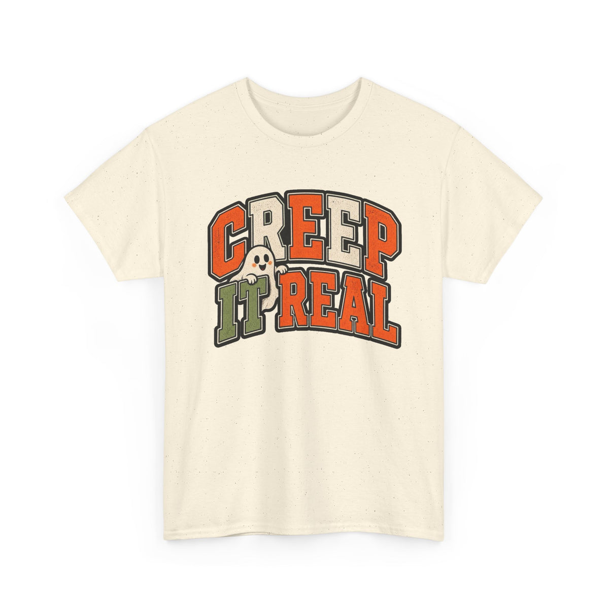 Creep It Real Ghost Graphic T-Shirt Men's Graphic Tee