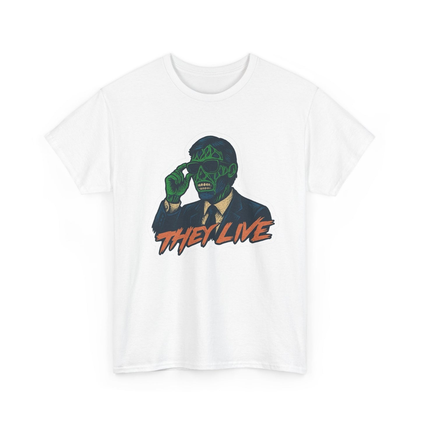 Zombie Live Graphic T Shirt Unisex Heavy Cotton Tee