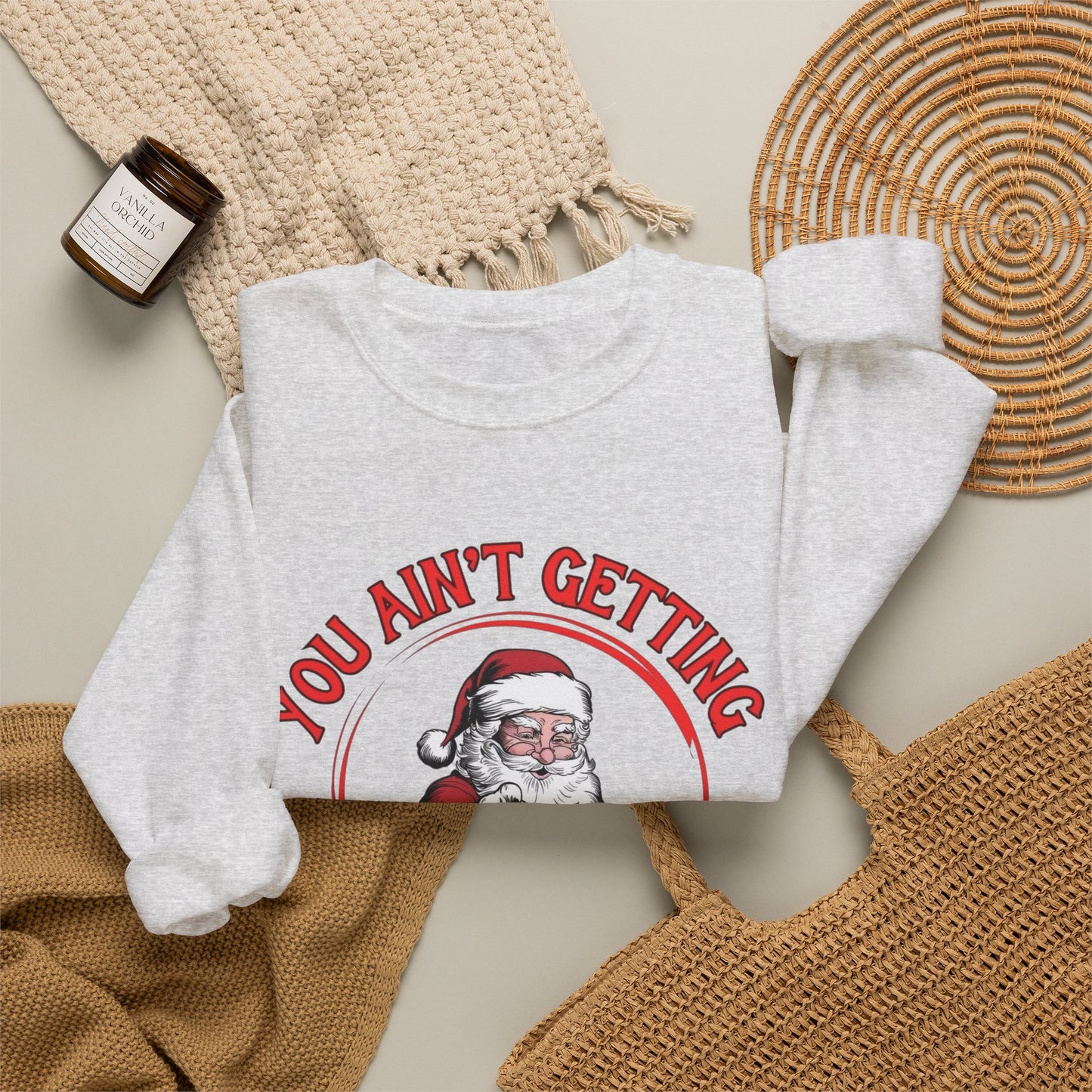 Funny Santa Christmas Sweater NEW Unisex Heavy Blend™ Crewneck Sweatshirt