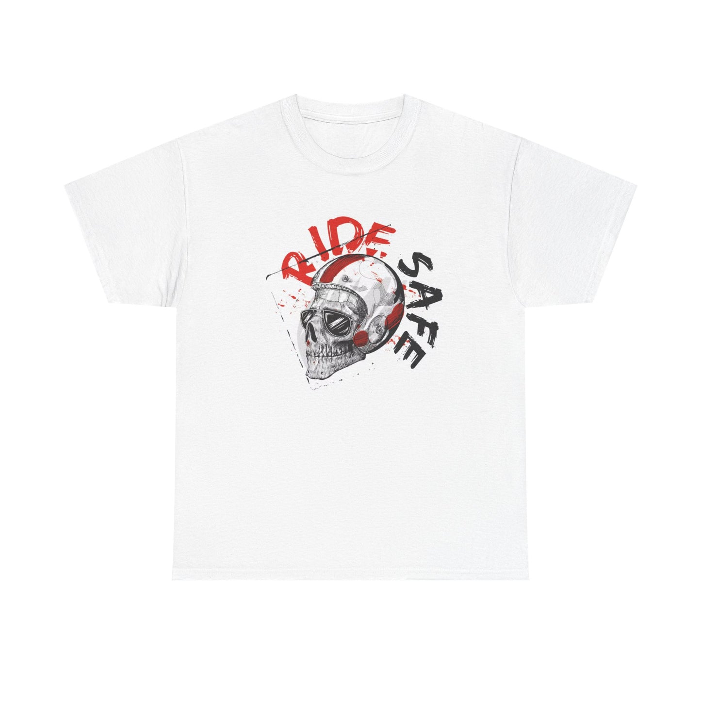 Ride Safe Graphic T Shirt Motorcycles Unisex Heavy Cotton Tee