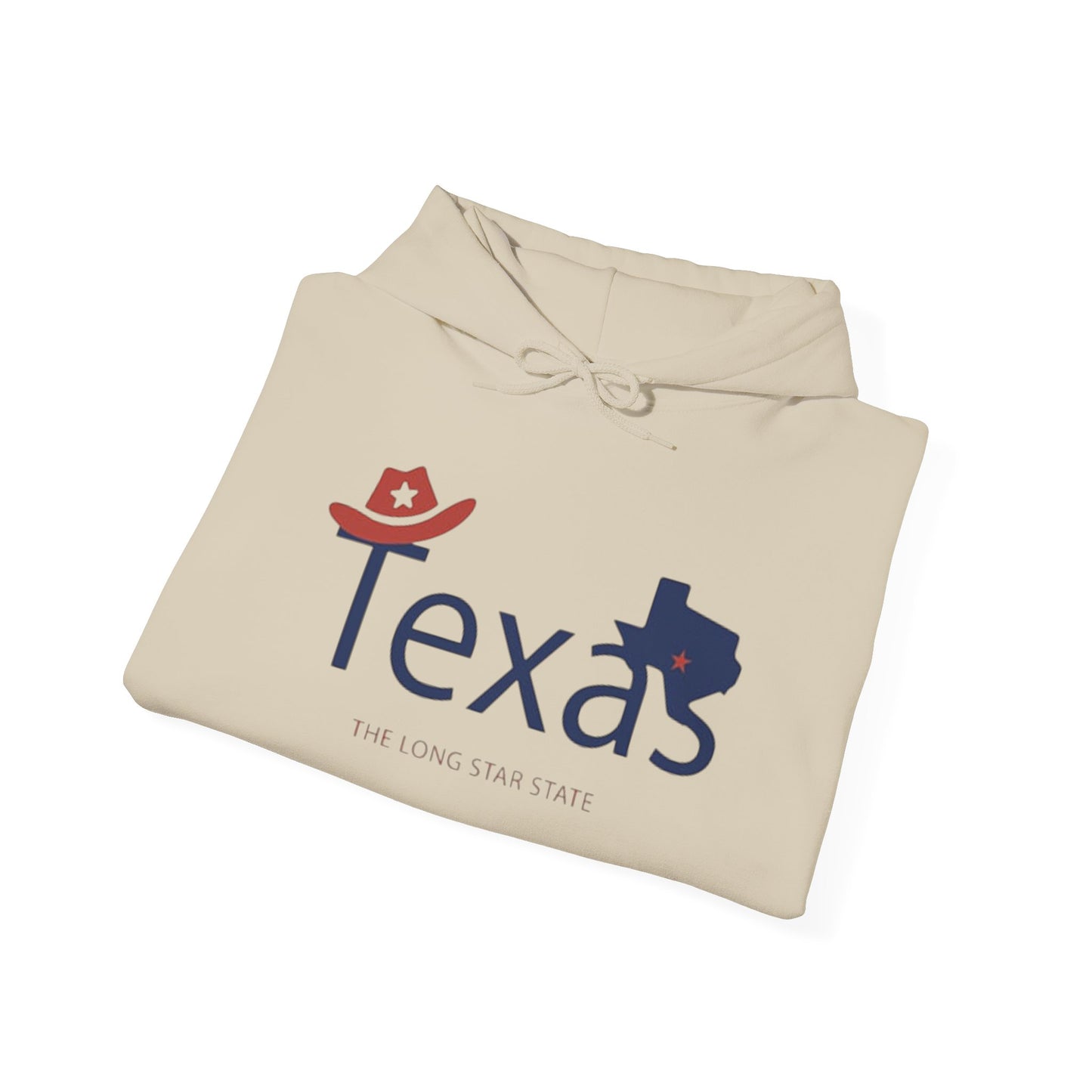 Texas The Lone Star State Graphic Hoodie Unisex Heavy Blend™ Hooded Sweatshirt