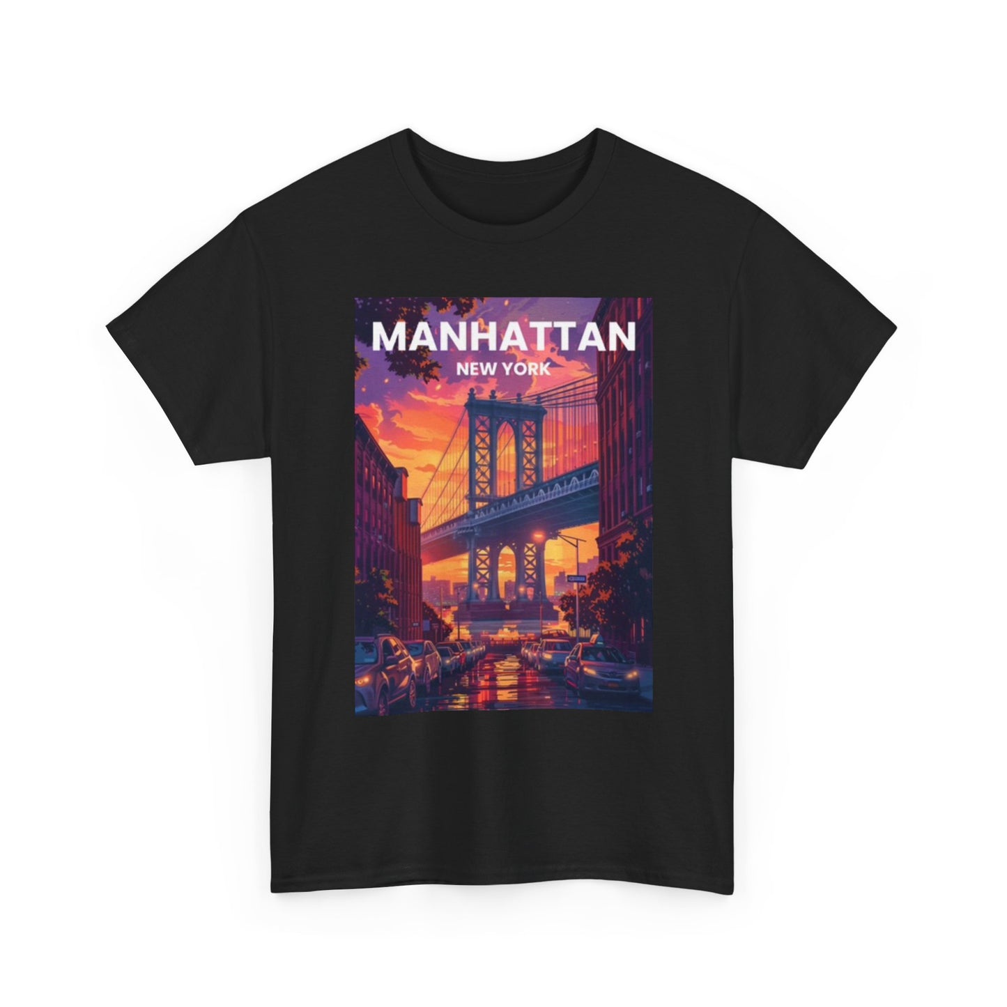Manhattan NY T Shirt BRAND NEW Apparel Unisex Heavy Cotton Tee