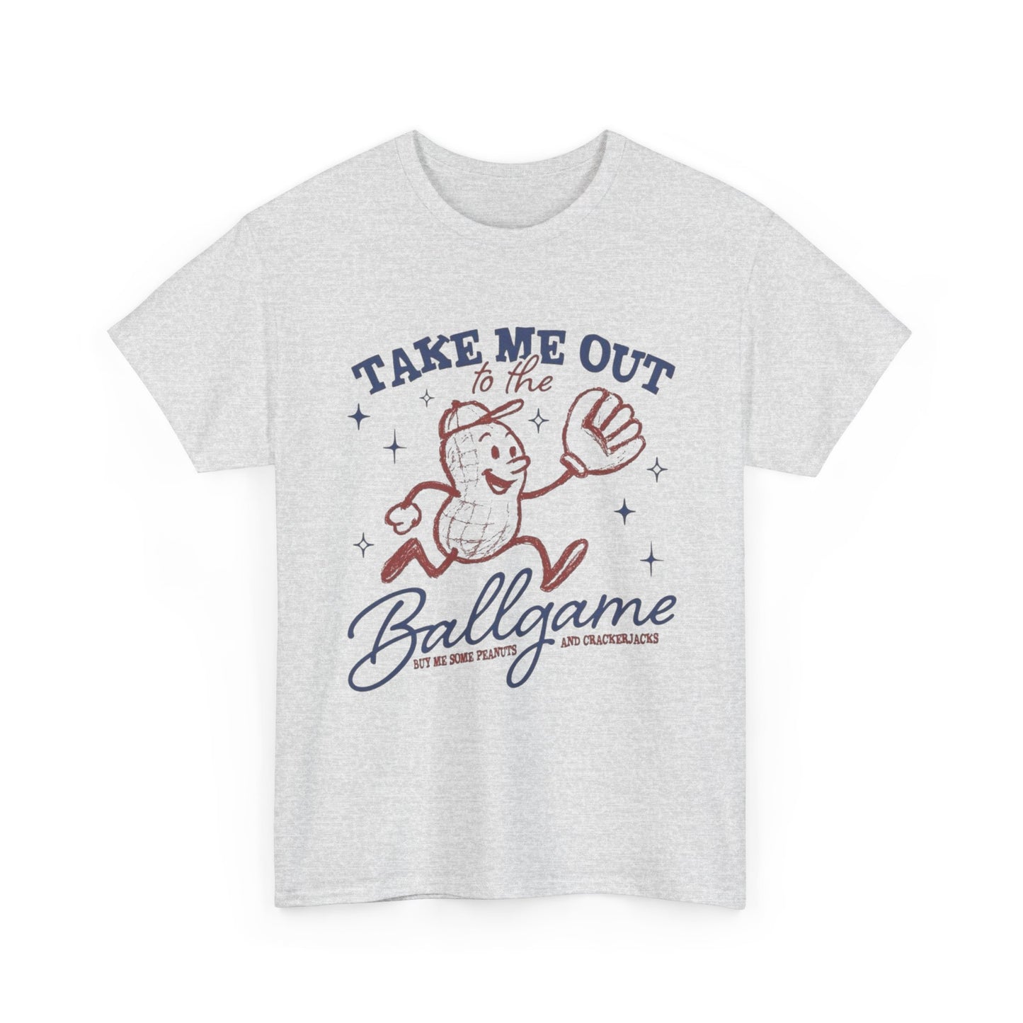 Take Me Out To The Ballgame Graphic T Shirt NEW Unisex Heavy Cotton Tee