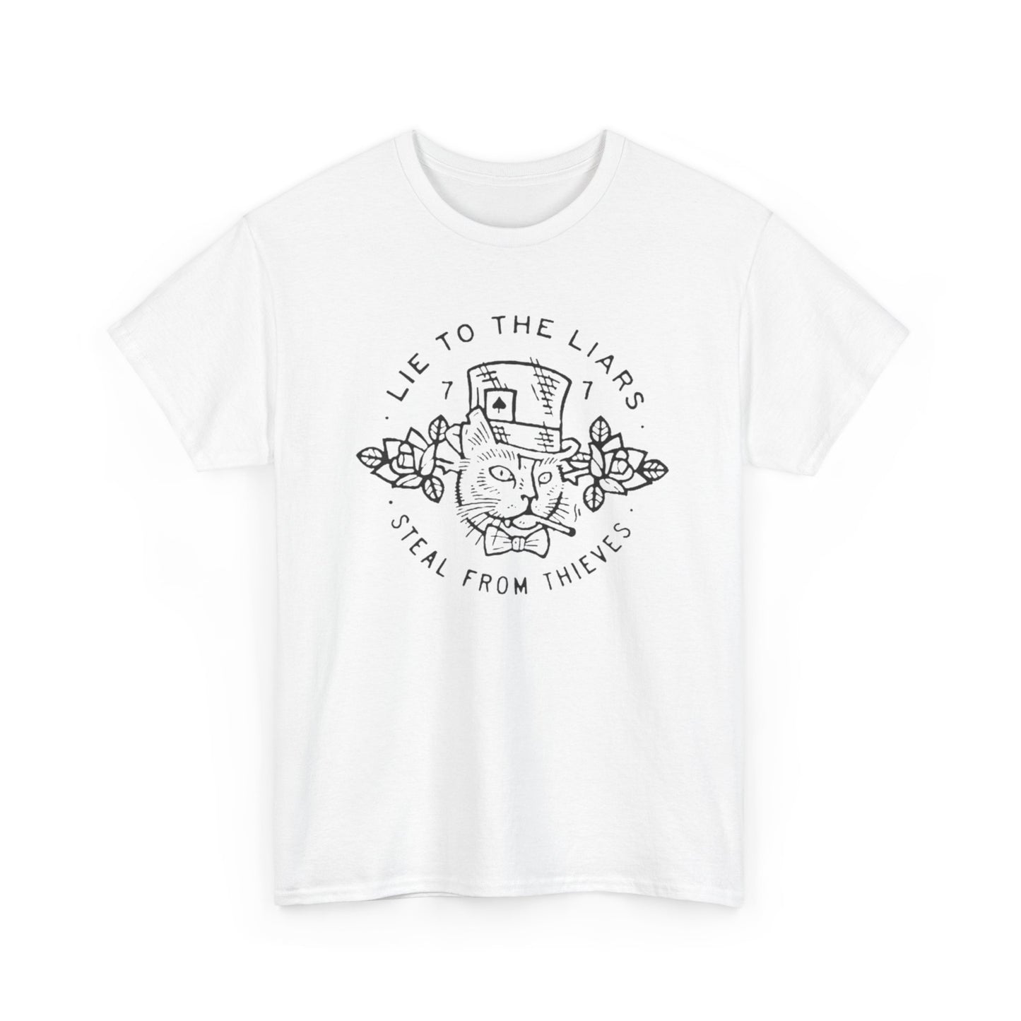 Lie To The Liars Graphic T Shirt Unisex Heavy Cotton Tee